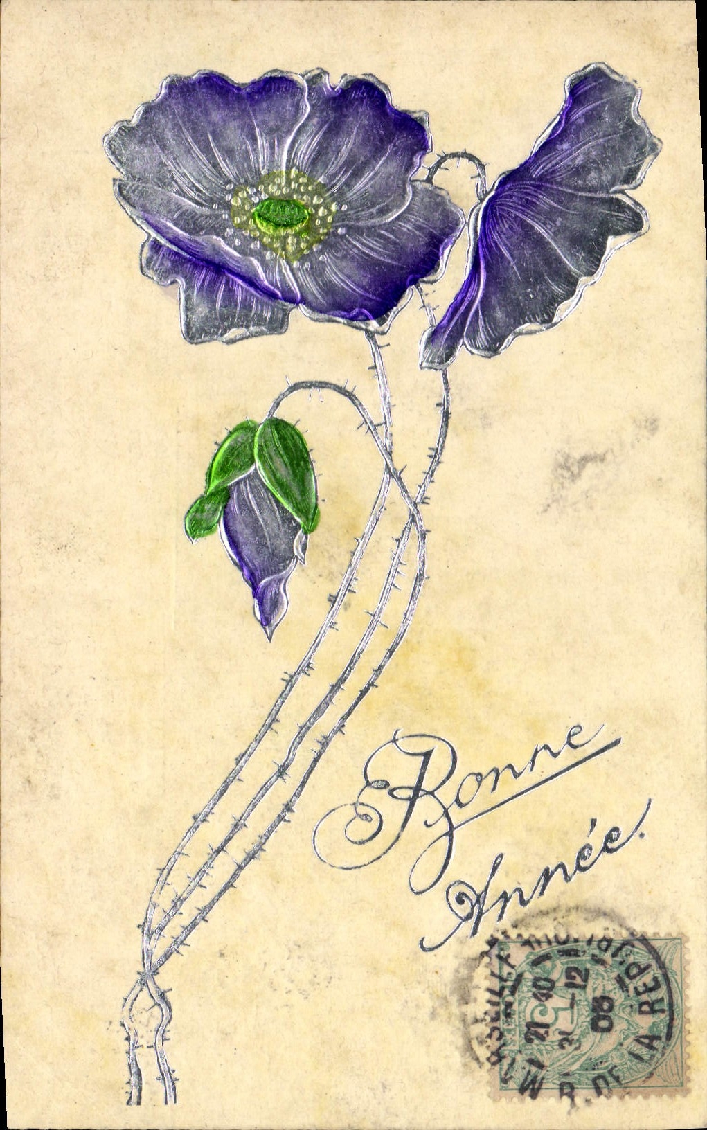 CPA Fantaisie Fleurs 