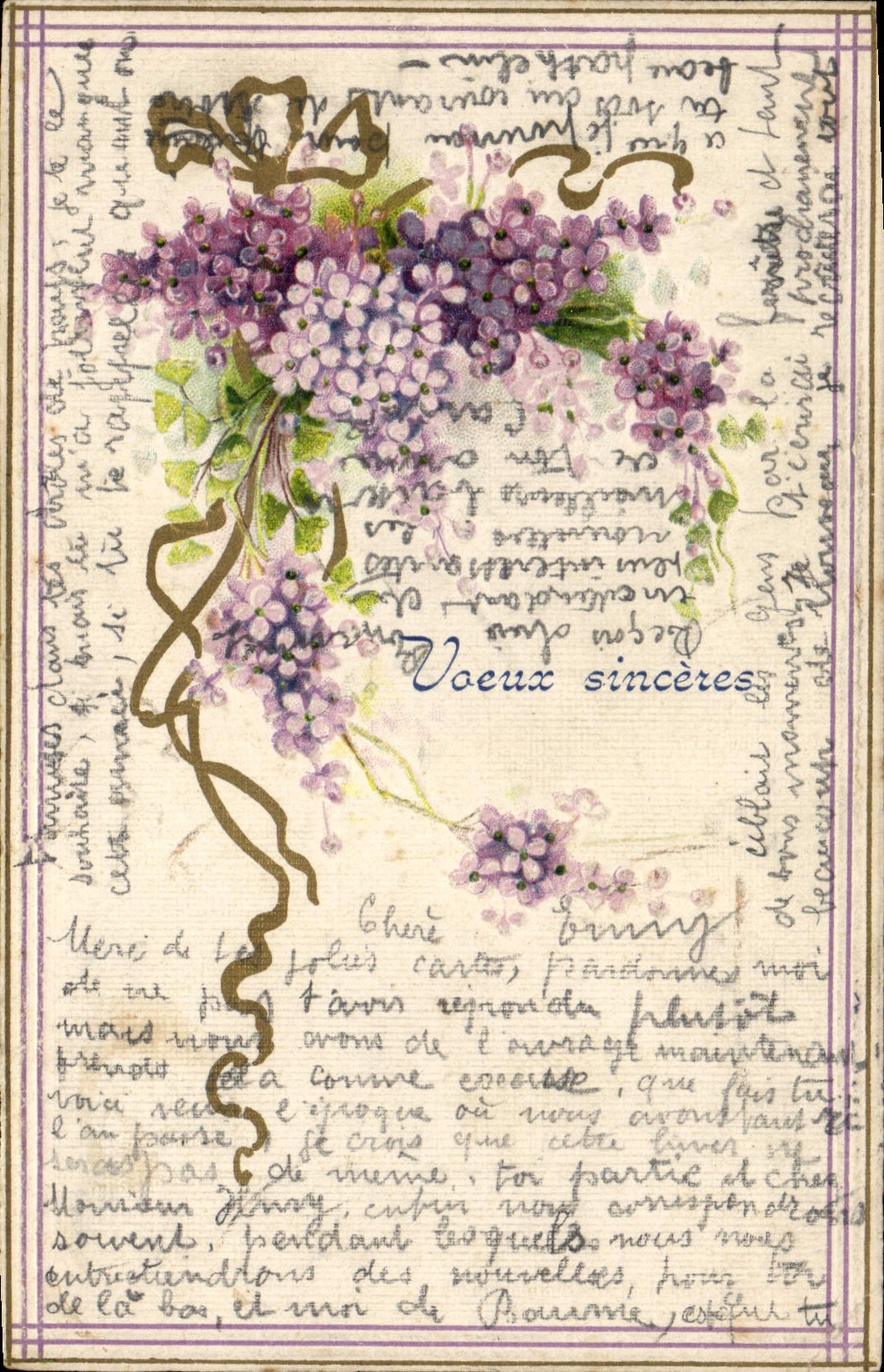 CPA Fantaisie Fleurs 