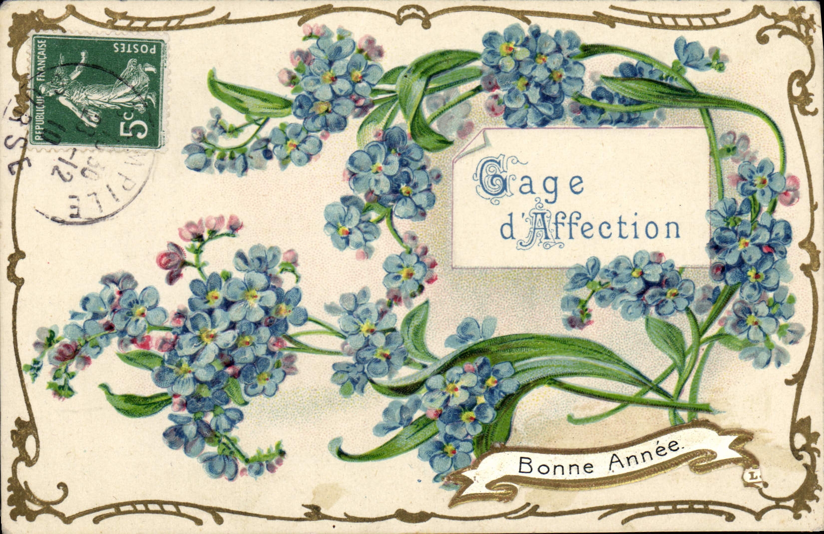 CPA Fantaisie Fleurs 