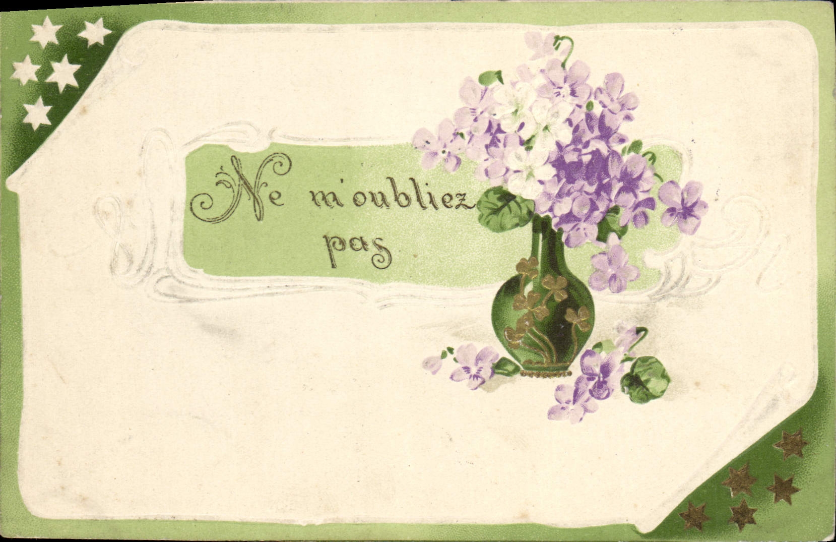 CPA Fantaisie Fleurs 