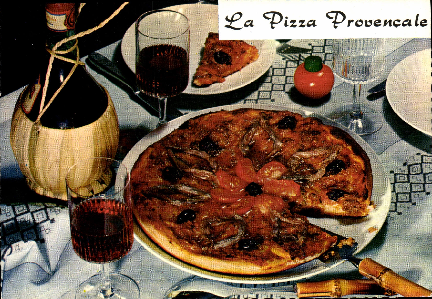 Postal la piza Provenzal