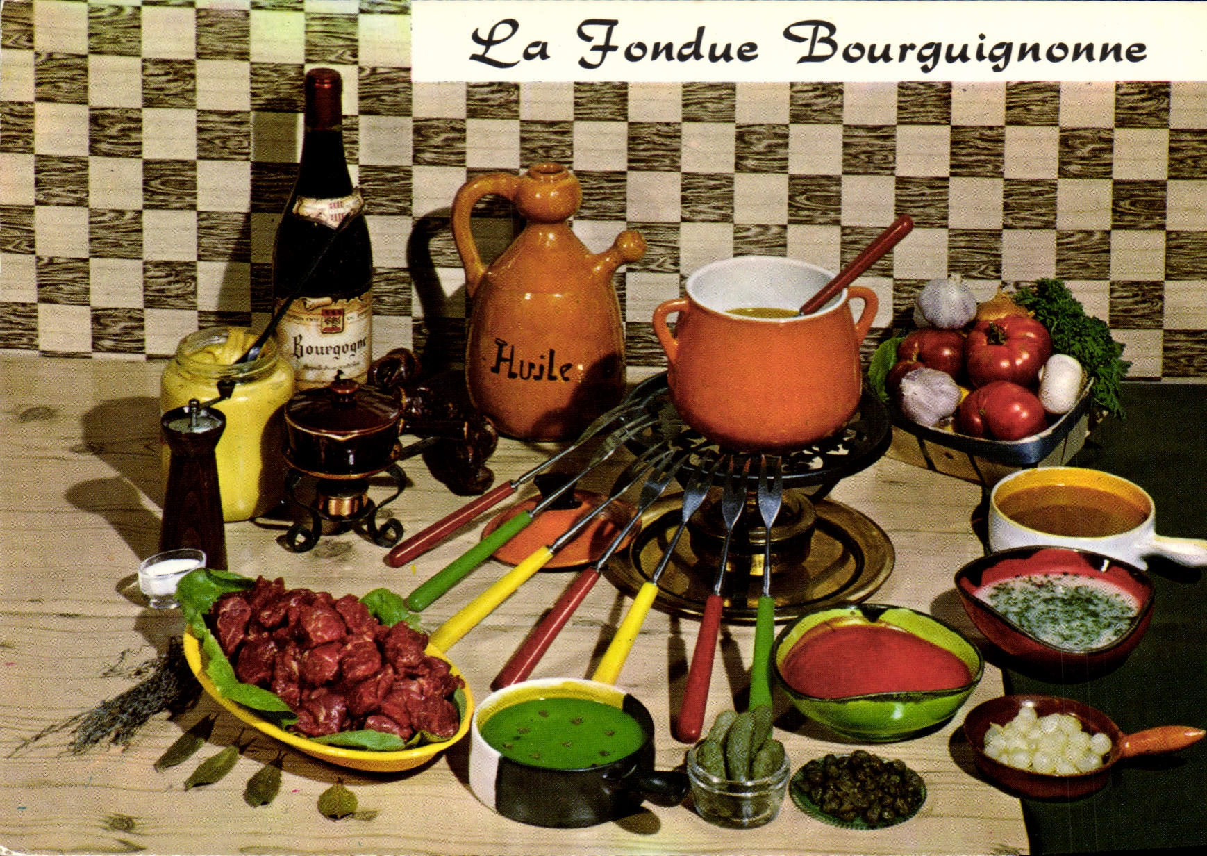 CPM La fondue Bourguignonne 
