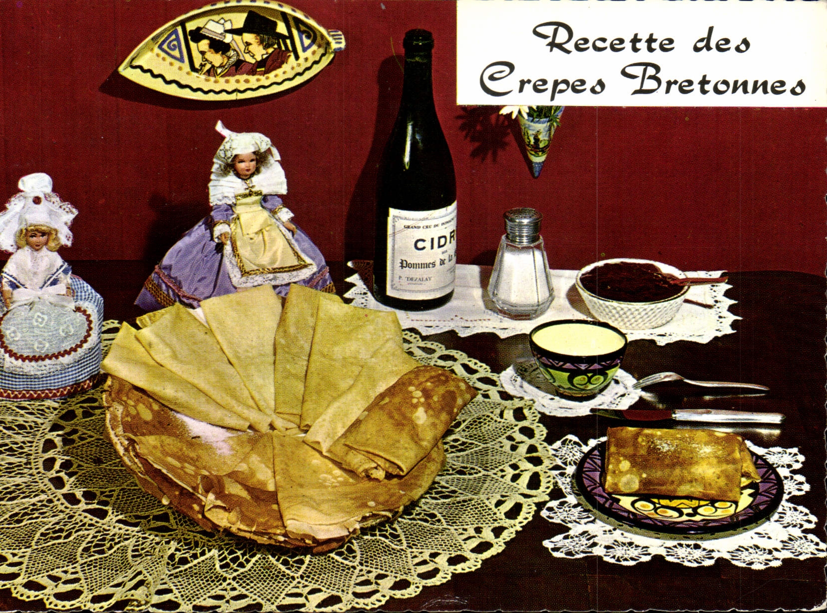 CPM Recette des Crepes bretonnes 