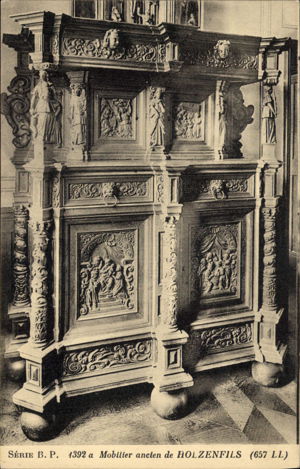 CPA Mobilier ancien de Holzenfils 