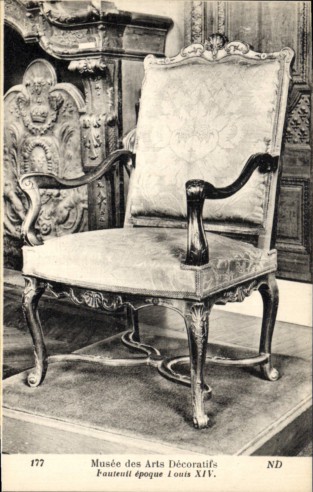CPA Musee des Arts Decoratifs Fauteuil Louis XIV