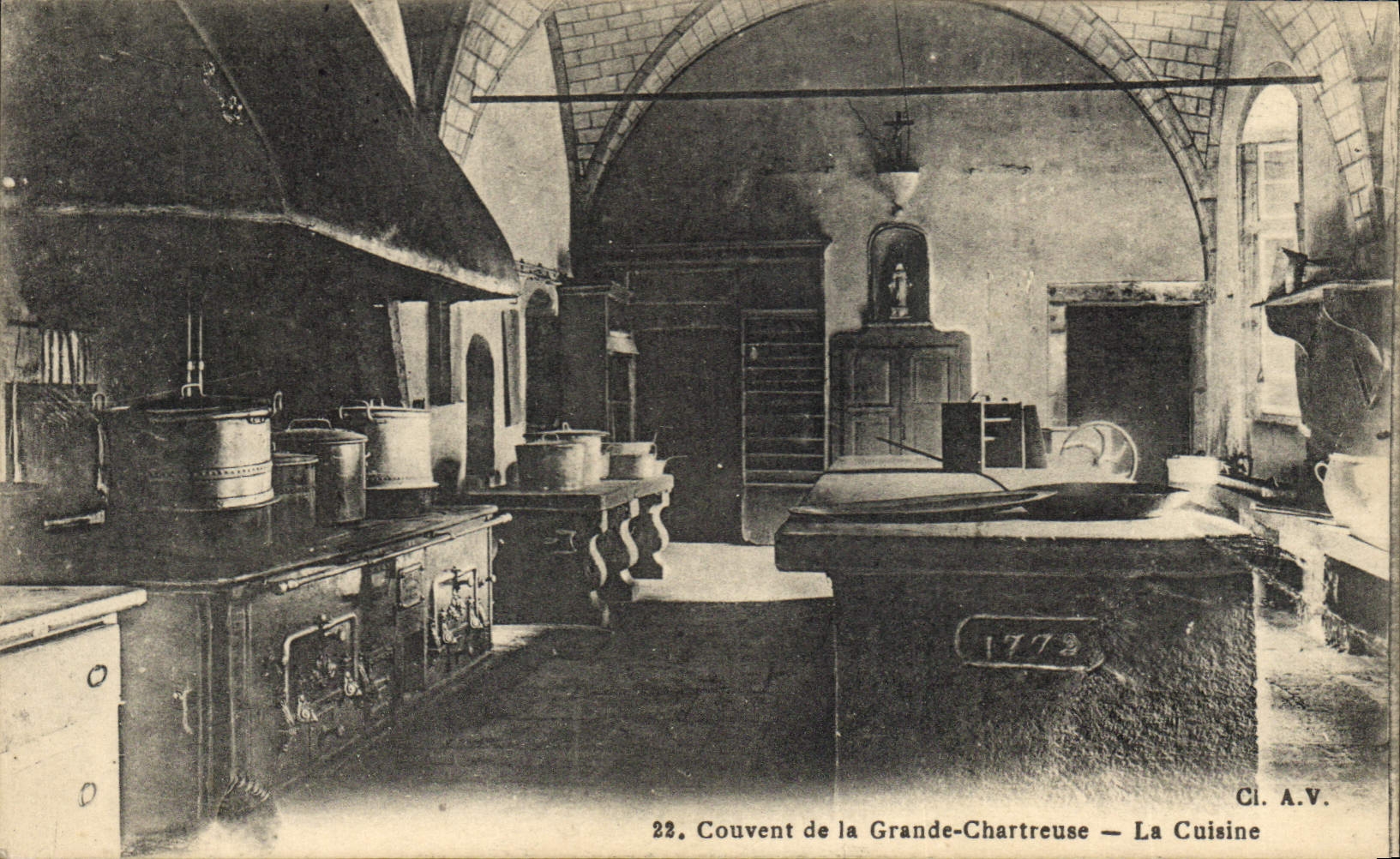 CPA Cuisine Couvent de la Grande Chartreuse