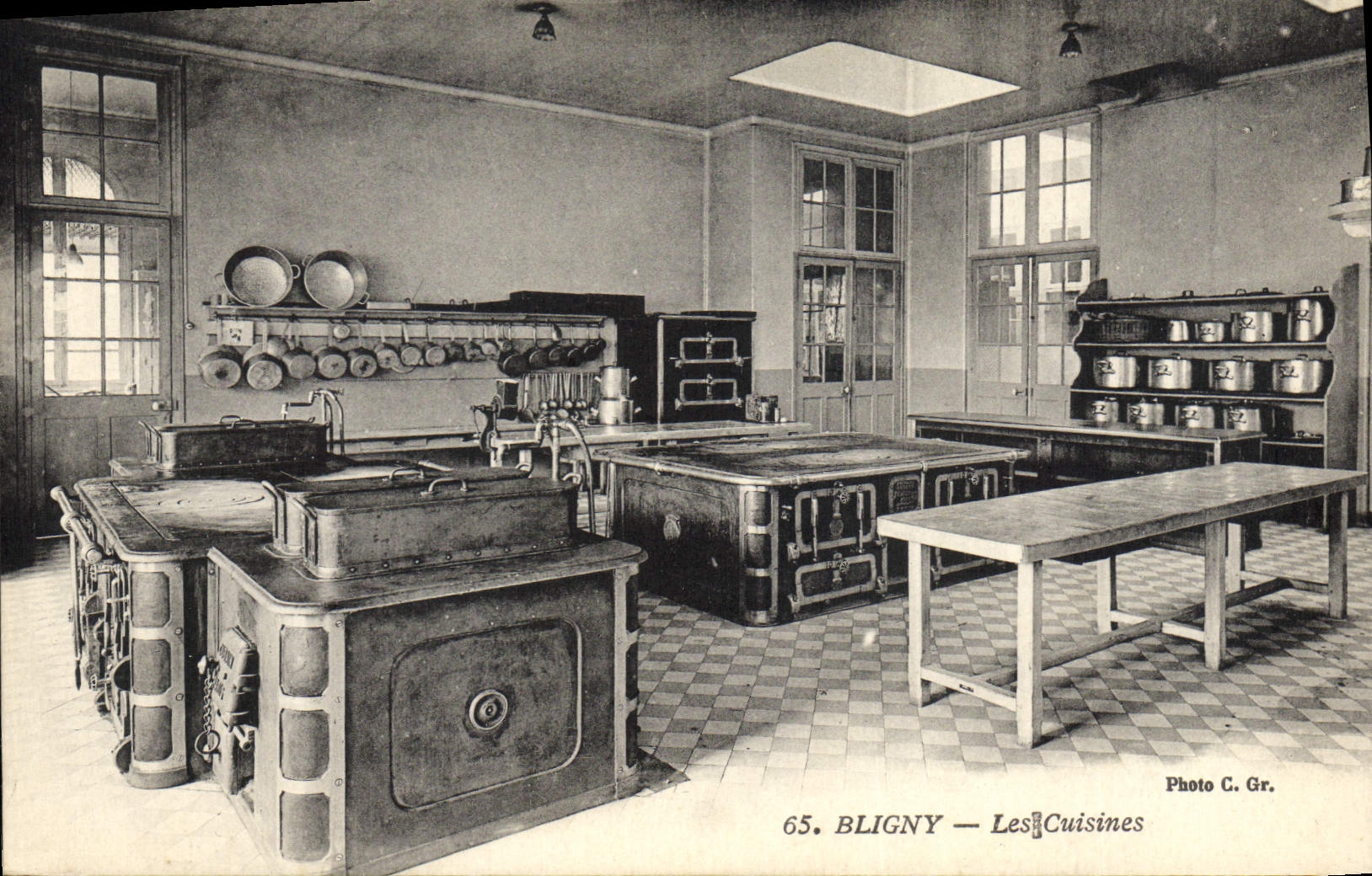 CPA Cuisine Bligny Les cuisines 