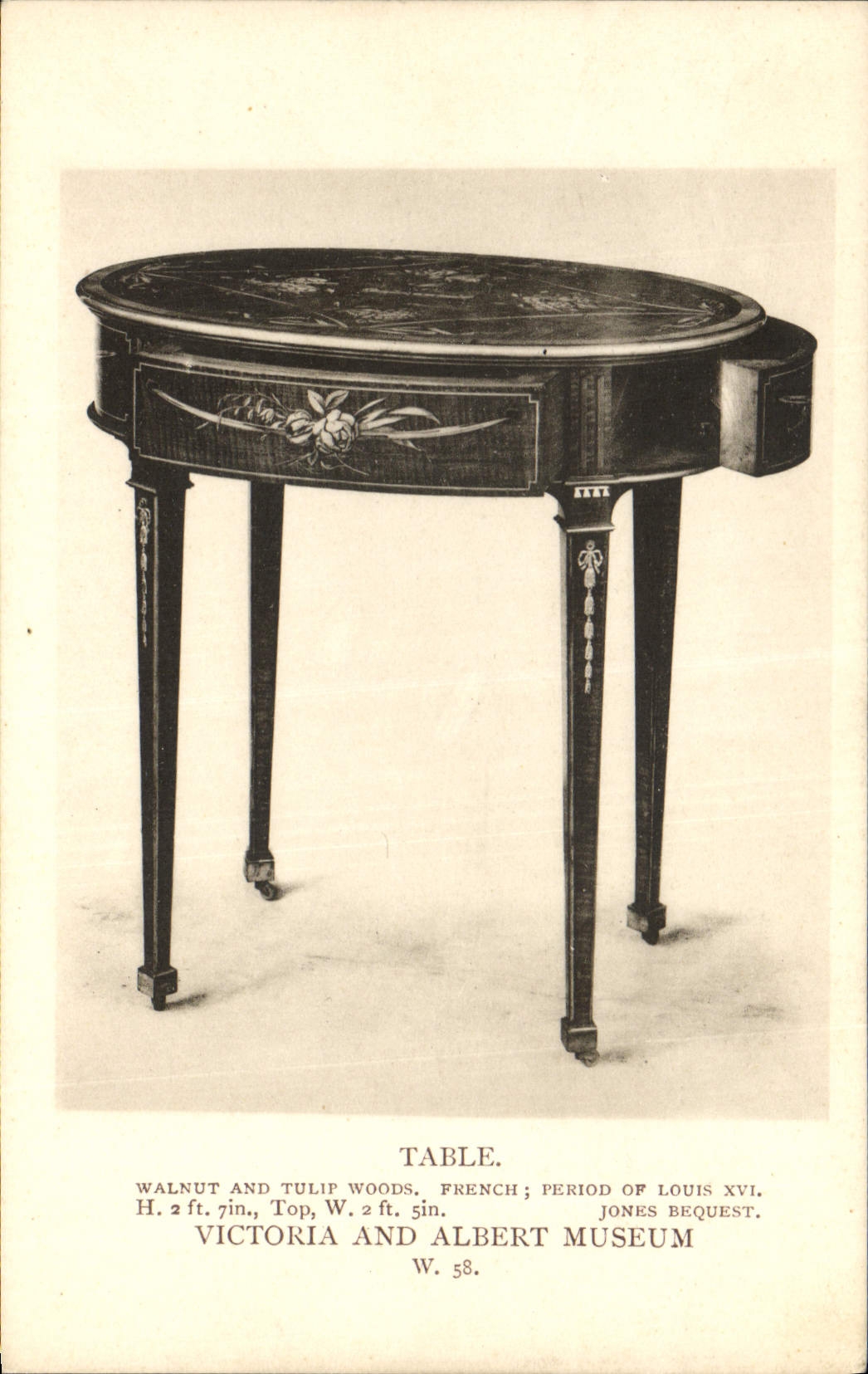 CPA Table Victoria and Albert Museum