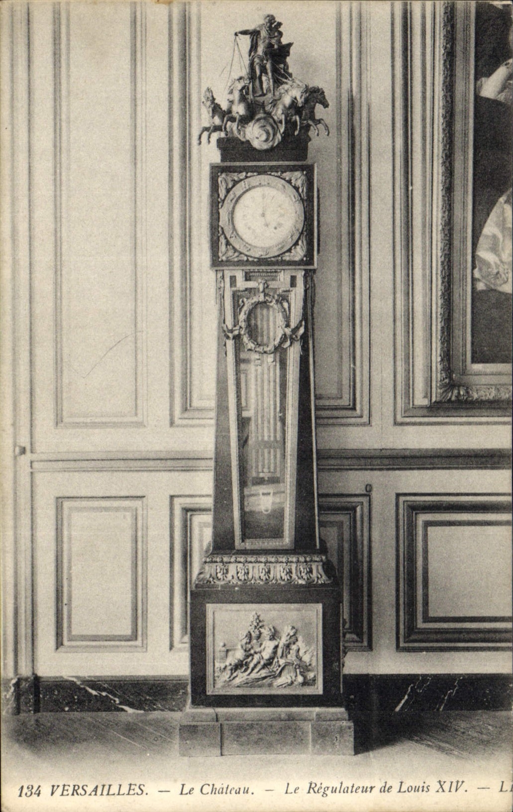 CPA Versailles Le chateau Le regulateur de louis XIV