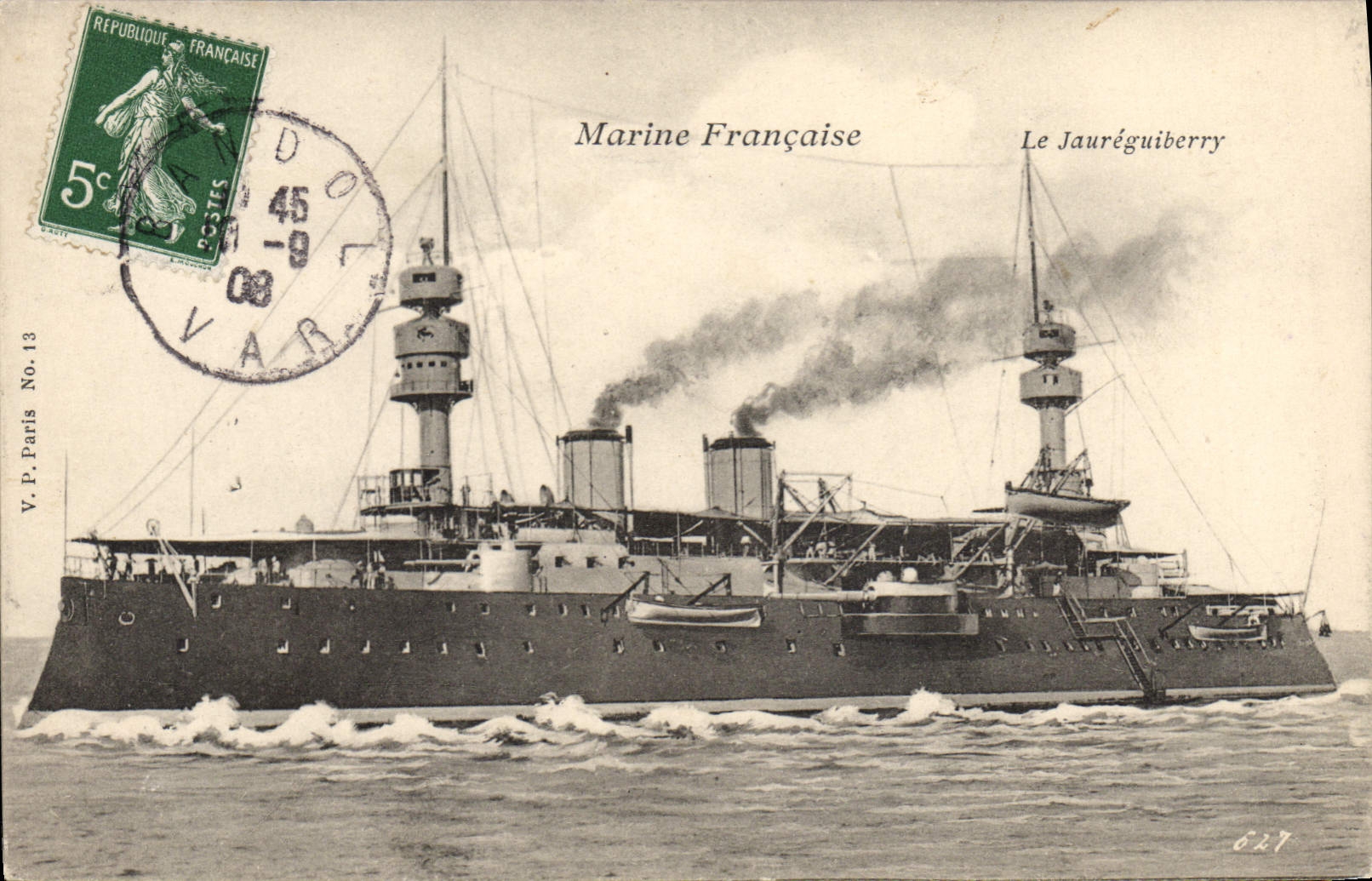 CPA Bateau Le Jaureguiberry 