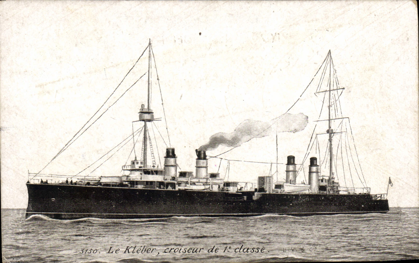 CPA Bateau Le Kleber Croiseur de 1ere classe 
