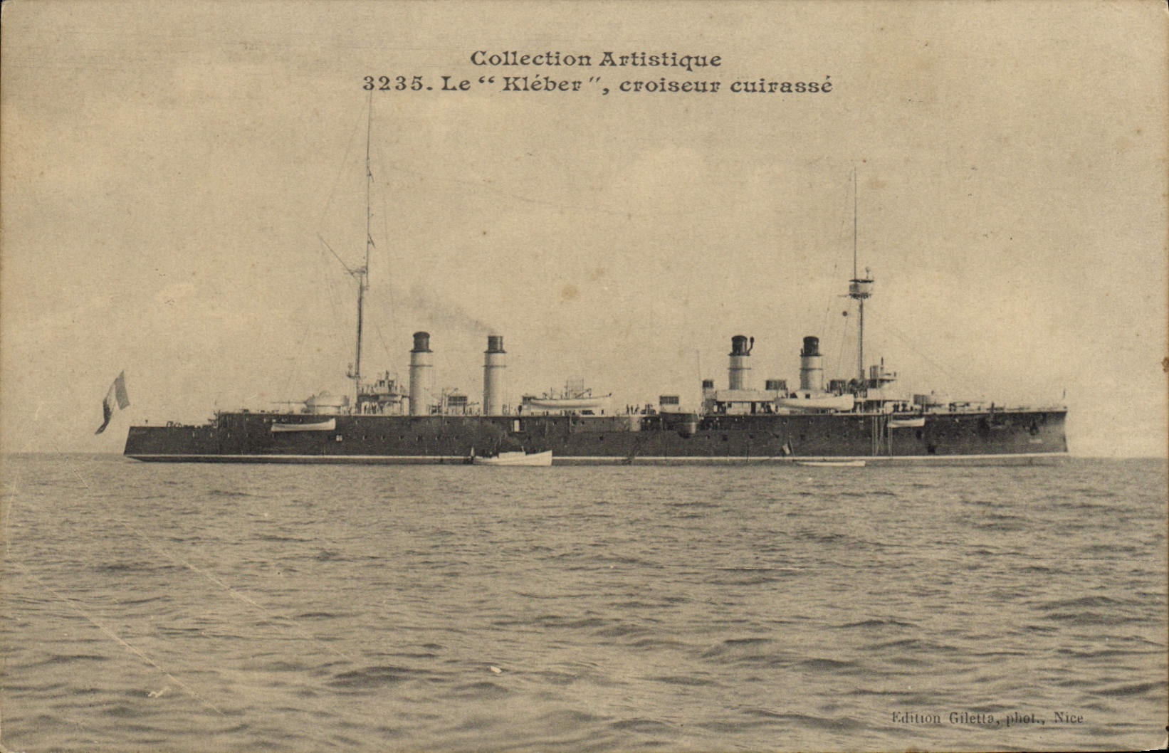 CPA Bateau Le kleber Croiseur Cuirasse 