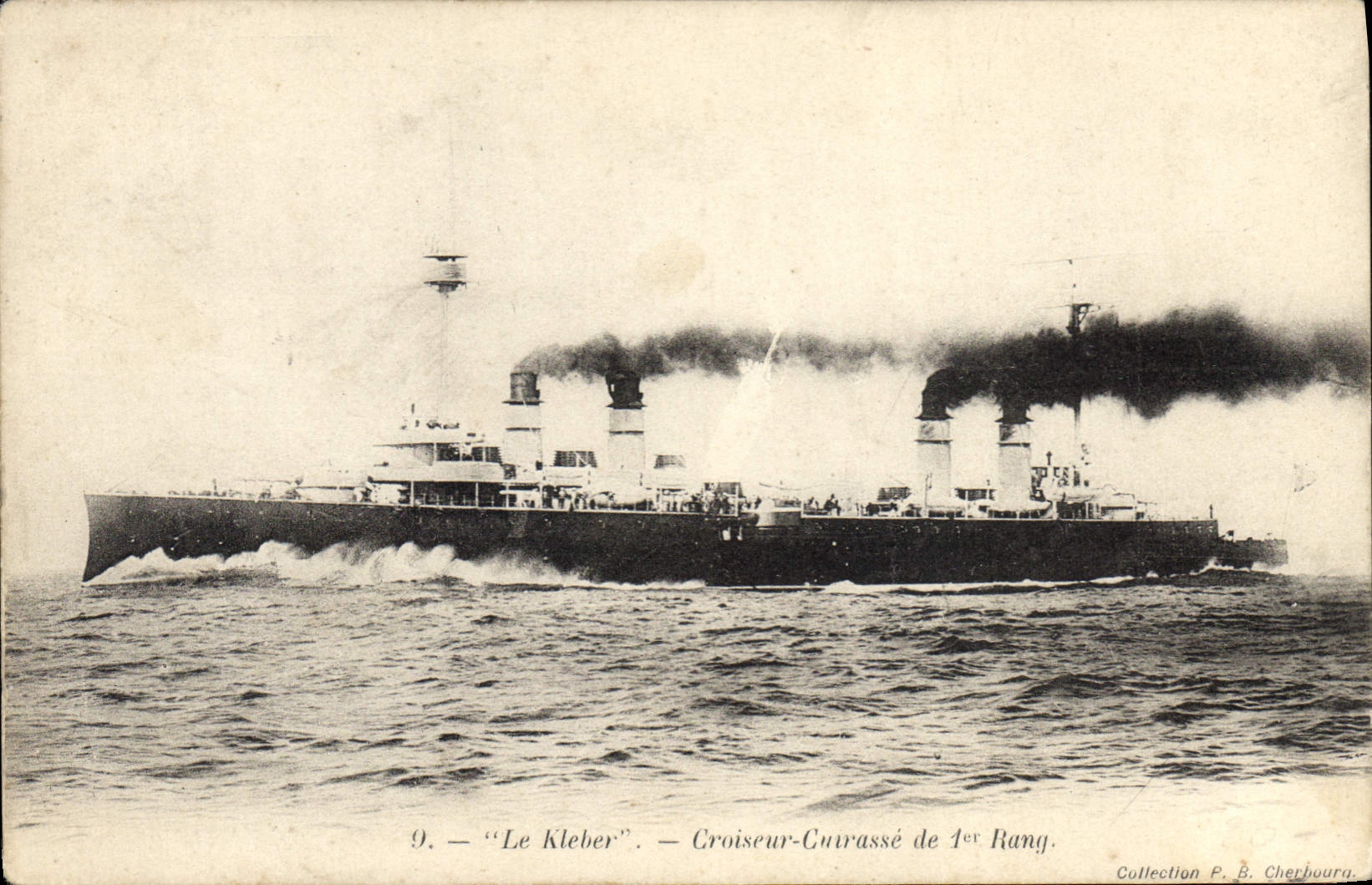 CPA Bateau Le Kleber Croiseur Cuirasse de 1er rang 