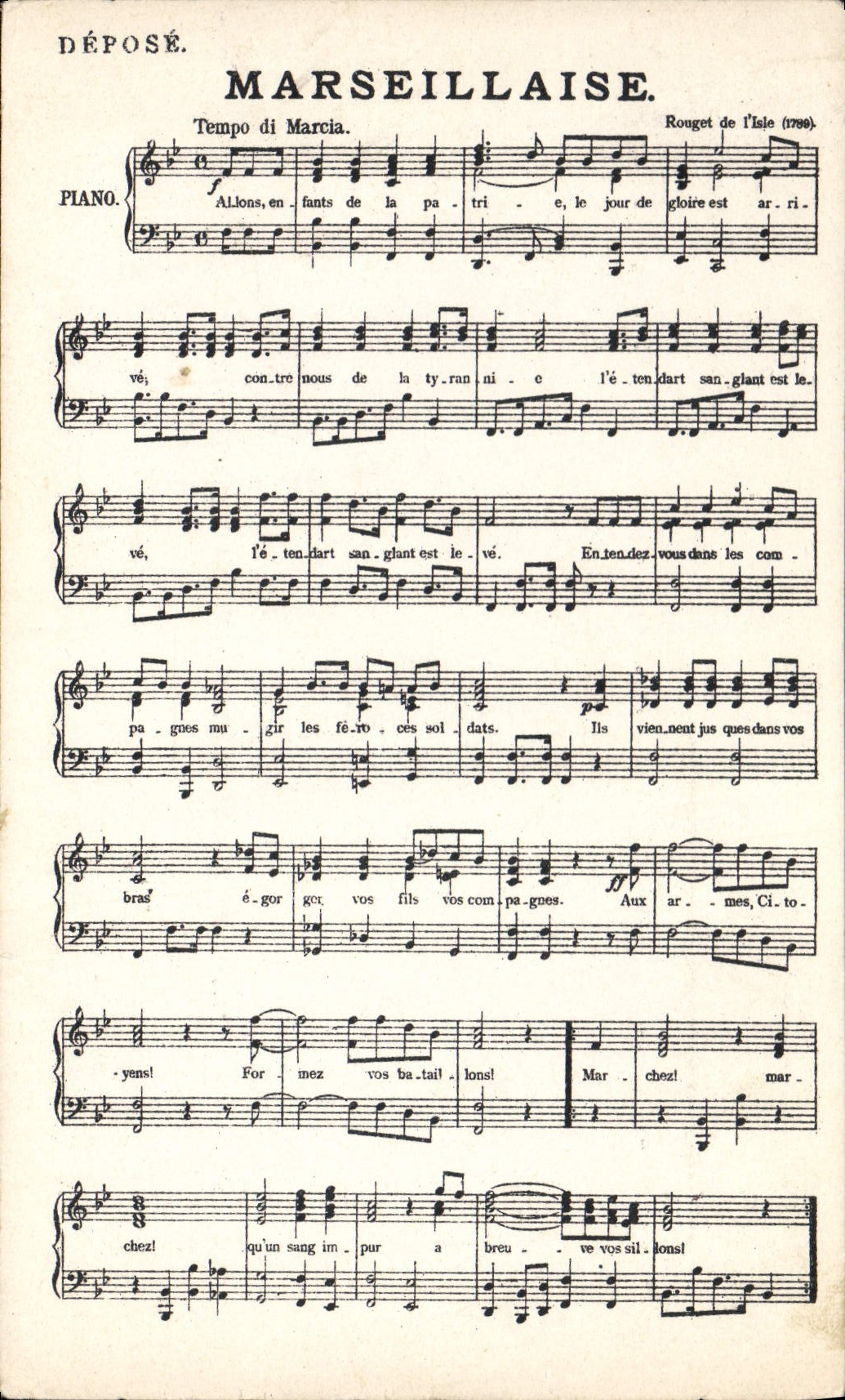 CPA Marseillaise 