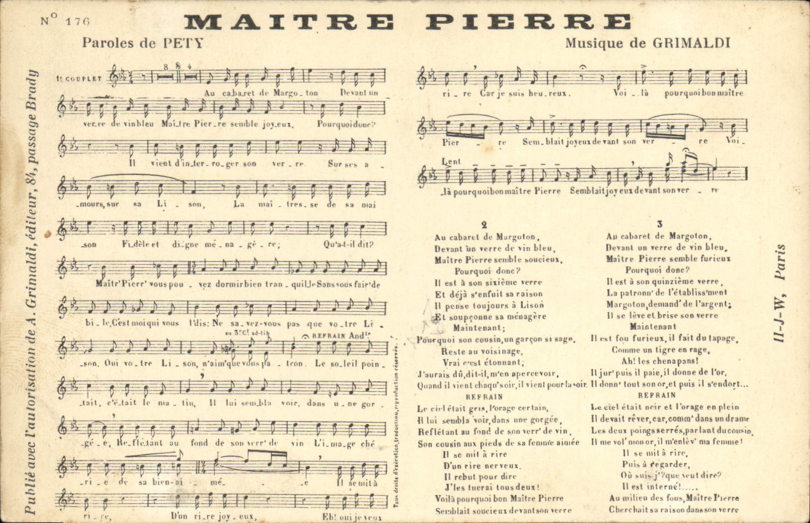 CPA Maitre Pierre Pety Grimaldi 
