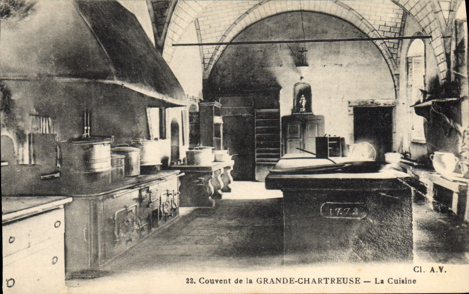 CPA Cuisine Couvent de la Grande Chartreuse