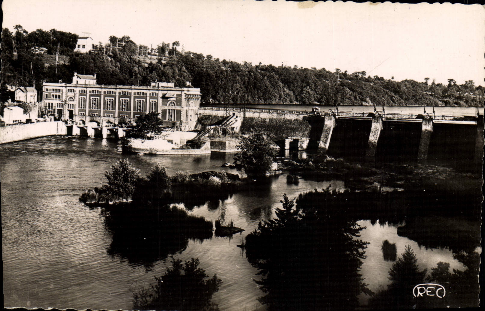 Modern Postcard Electricity Isle the Jordan stopping of the Rock