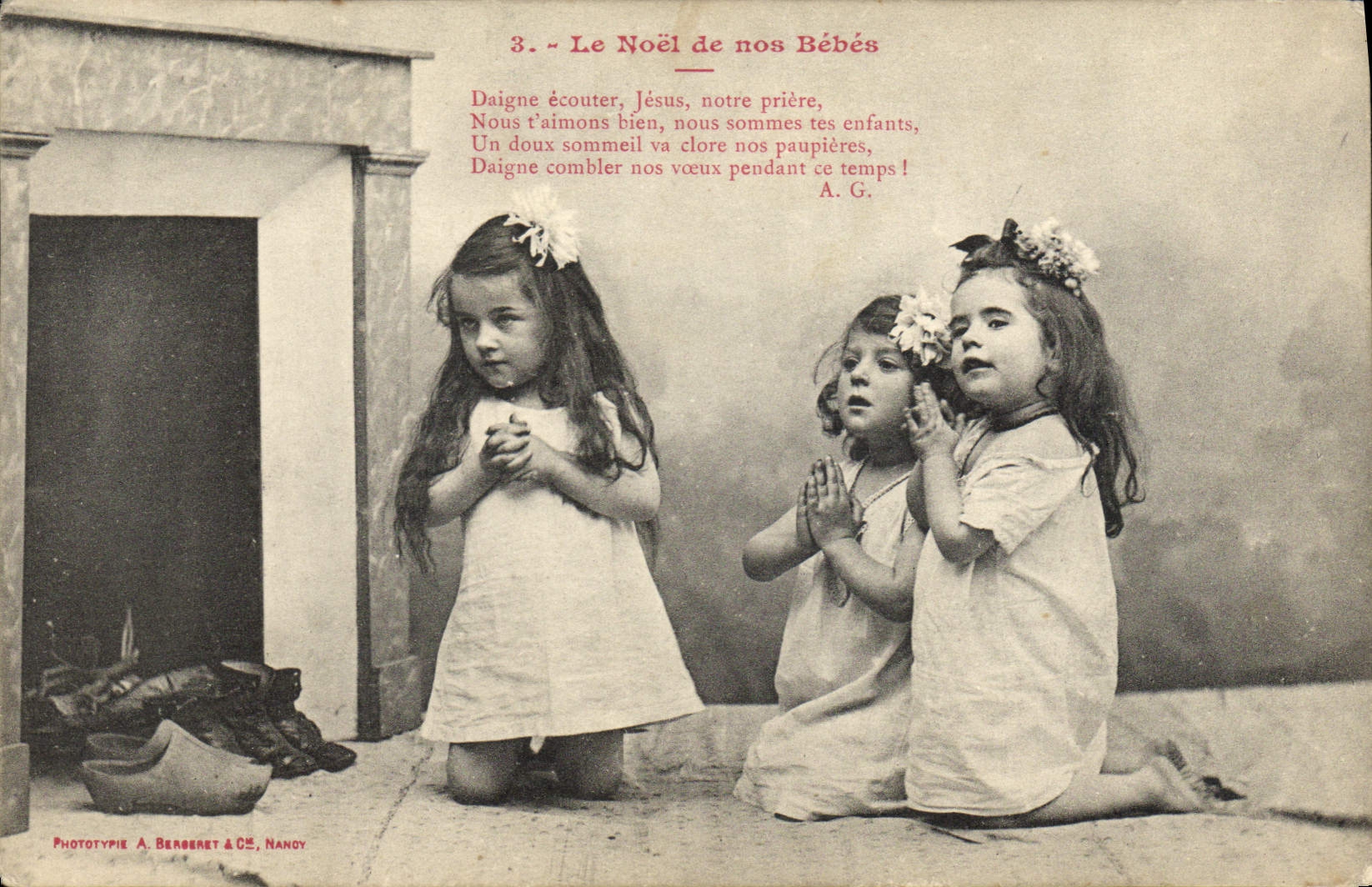 CPA Fantaisie Enfants Le Noel de nos bebes