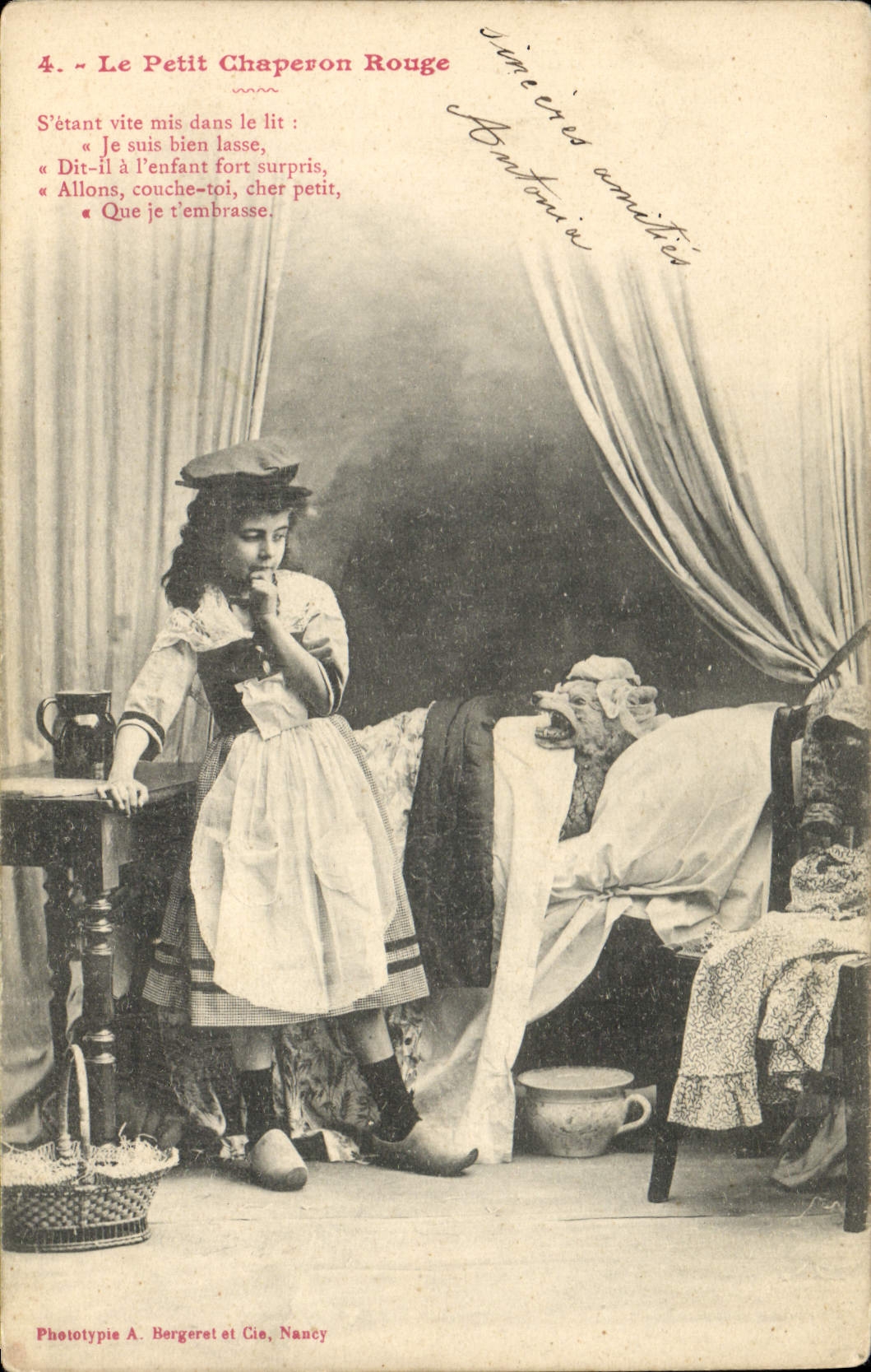 CPA Fantaisie Enfant Le Petit Chaperojn rouge