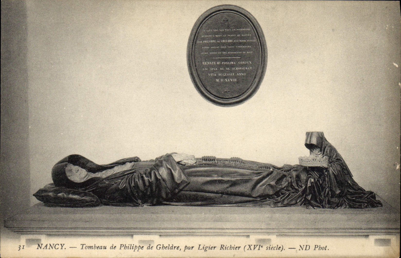 CPA Nancy Tombeau de Philippe de Gheldre par Ligier Richier