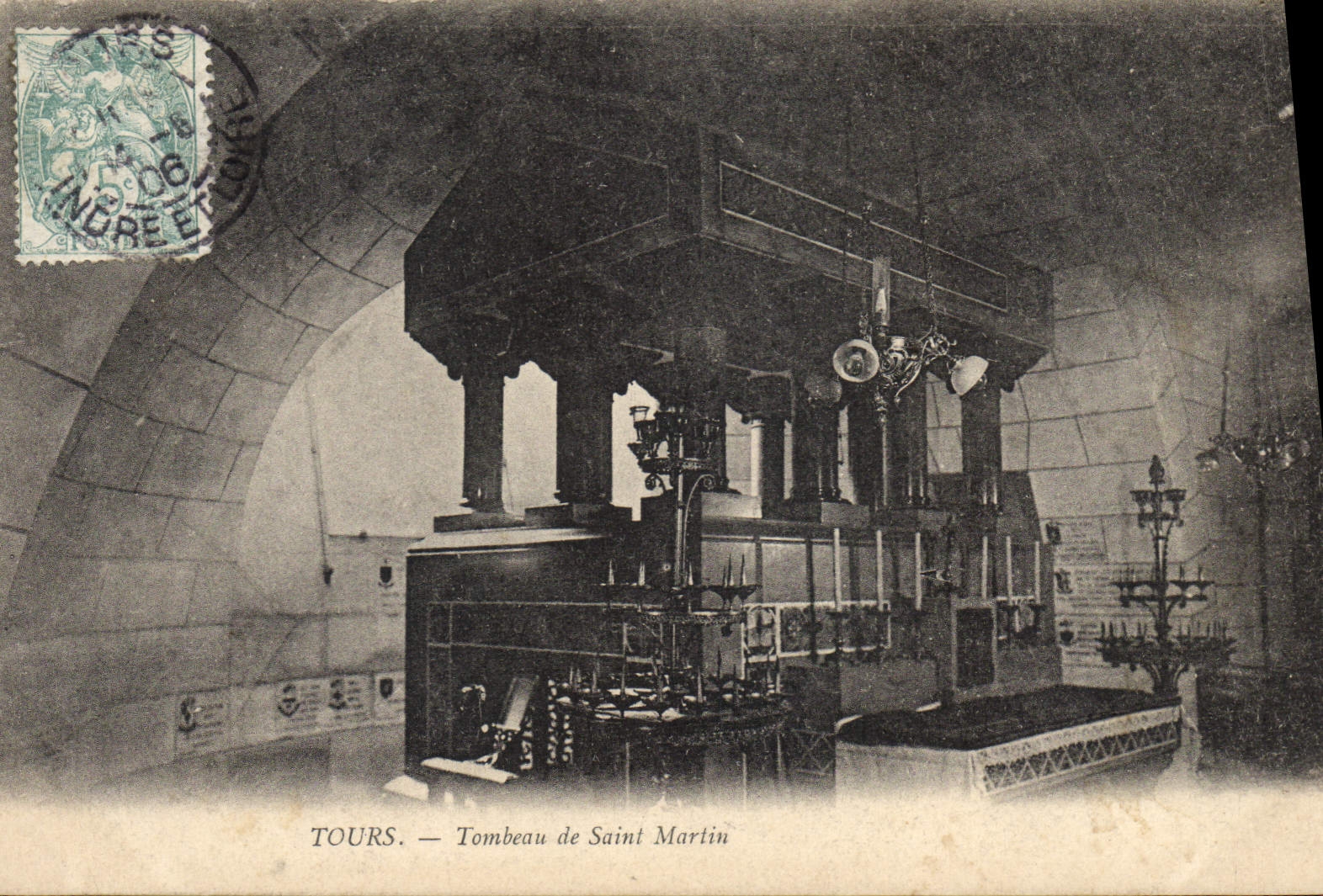 CPA Tours Tombeau de Saint Martin 