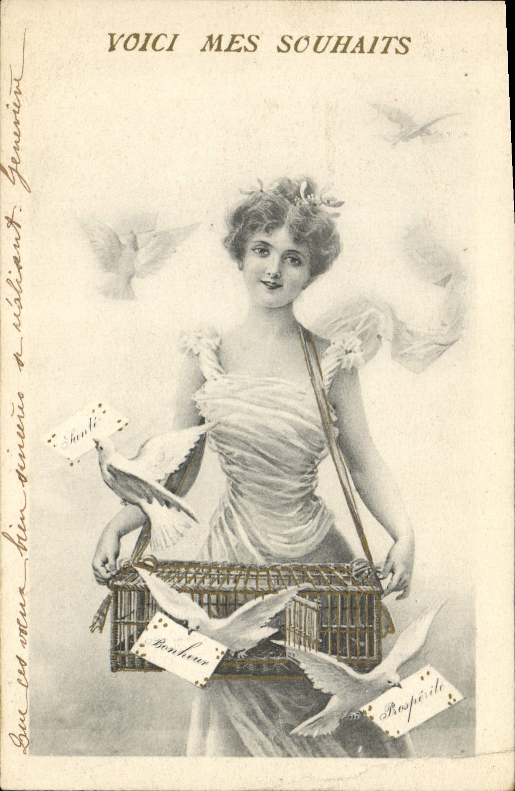 CPA Femme Colombes 