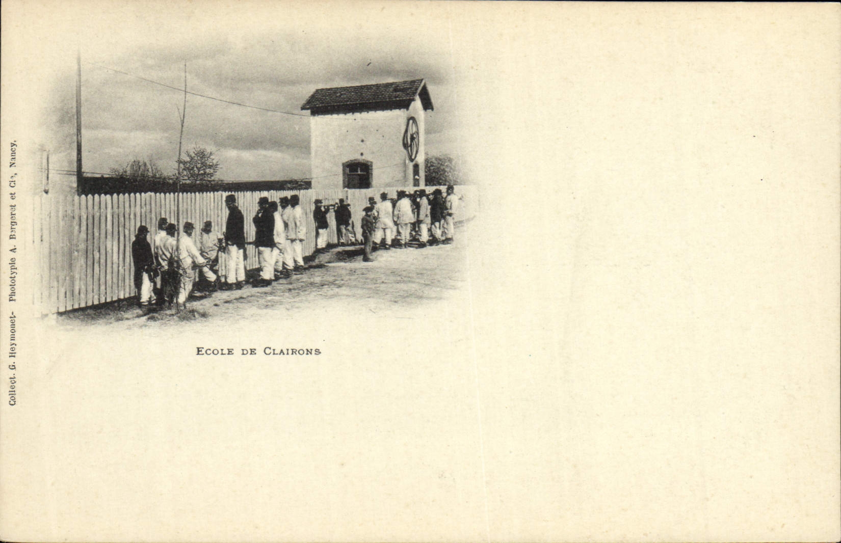 Vintage Postcard Militaria School of bugles