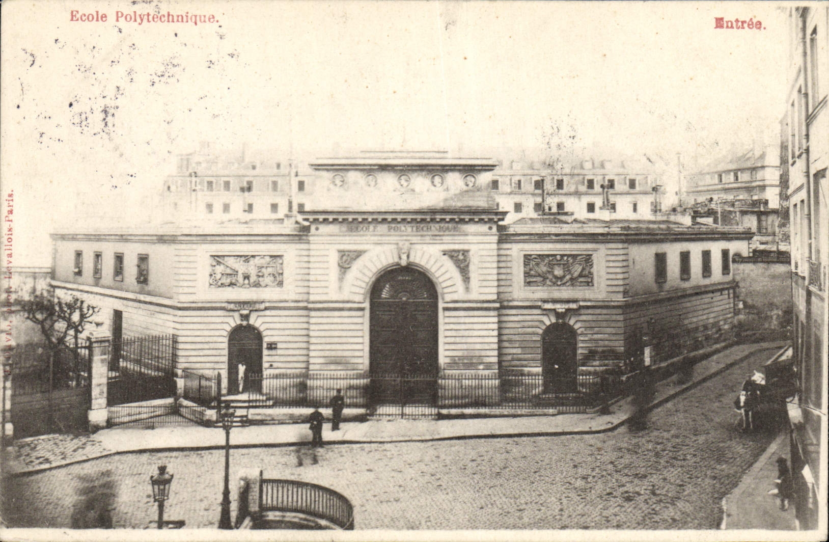 Vintage Postcard Militaria Entered Polytechnic school