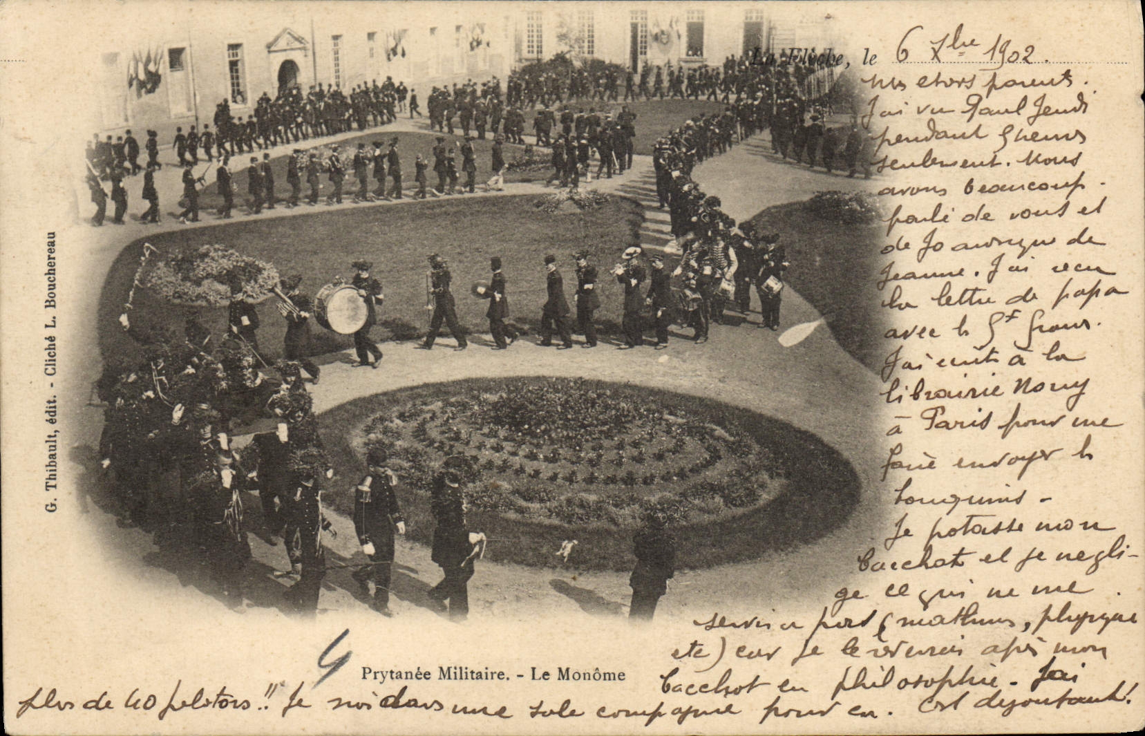 CPA Militaria Ecole Prytanee Militaire Le Monome