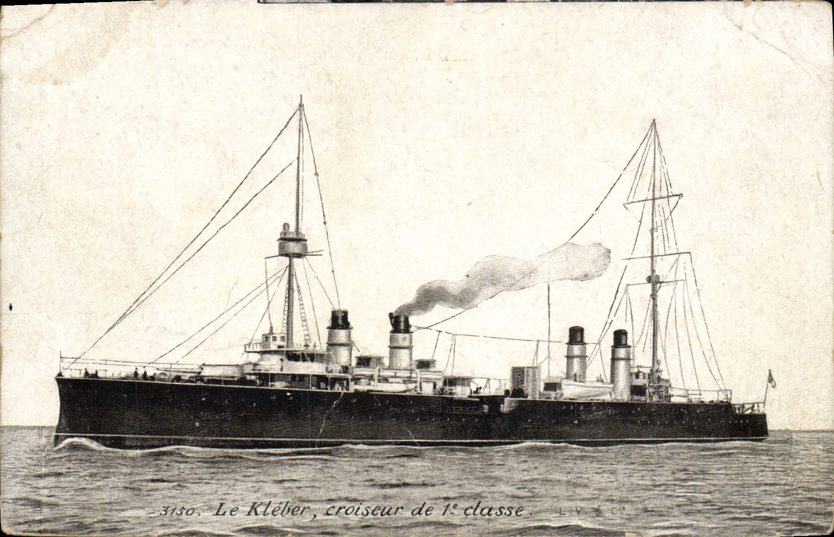 CPA Bateau Le Kleber Croiseur de 1ere classe