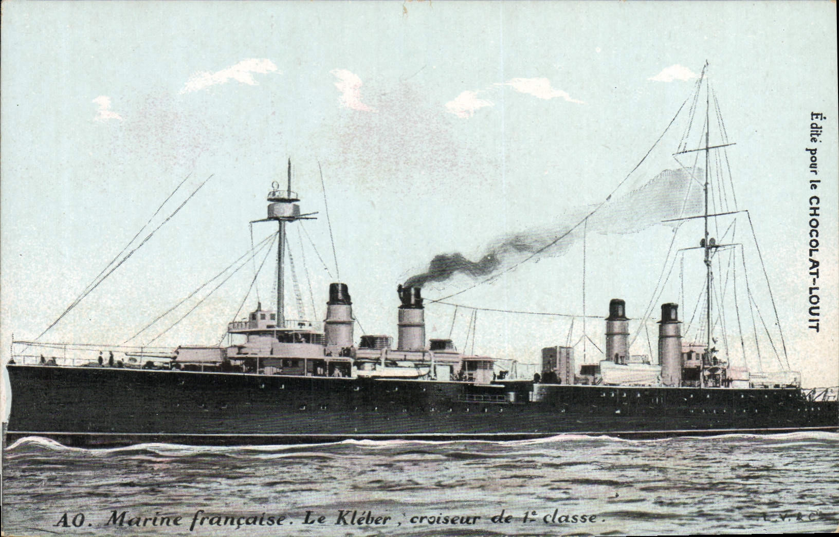 CPA Bateau Le Kleber Croiseur de 1ere classe