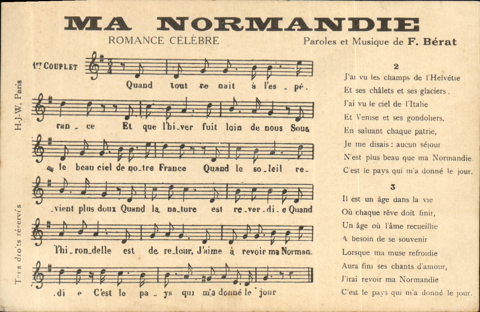 CPA Ma Normandie Berta 