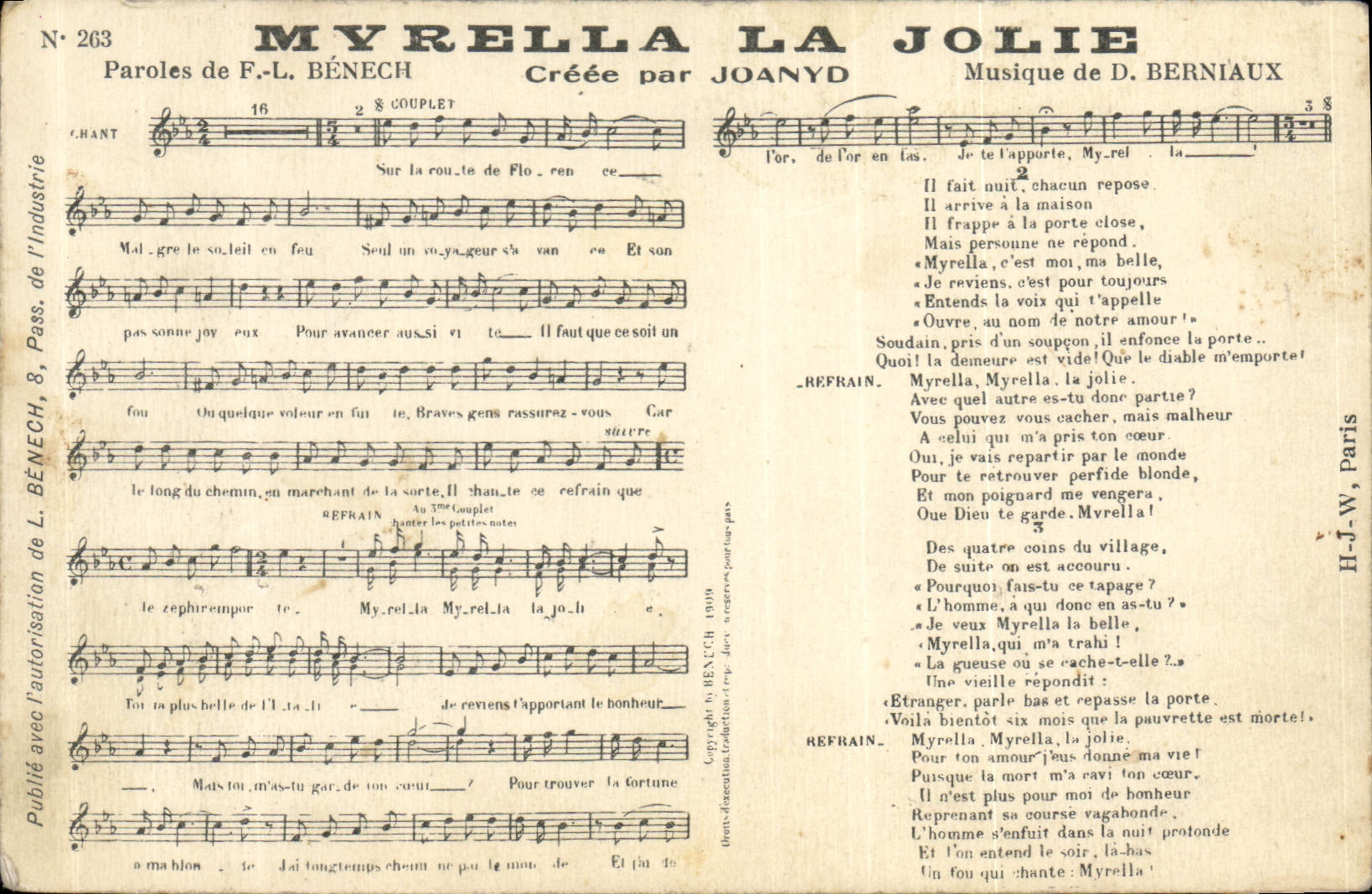 CPA Myrella la Jolie Benech Joanyd Berniaux