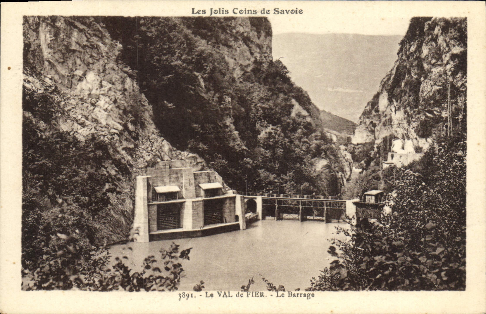 Vintage Postcard Electricity the Valley To trust the stopping