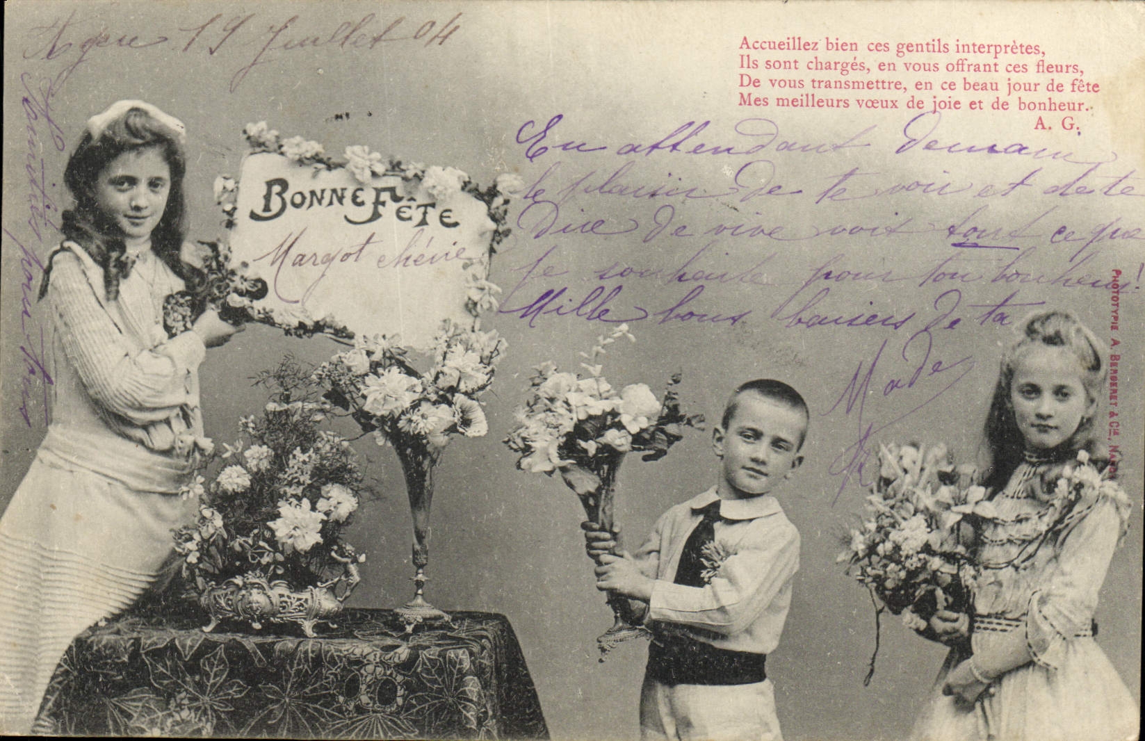 CPA Fantaisie Enfants 