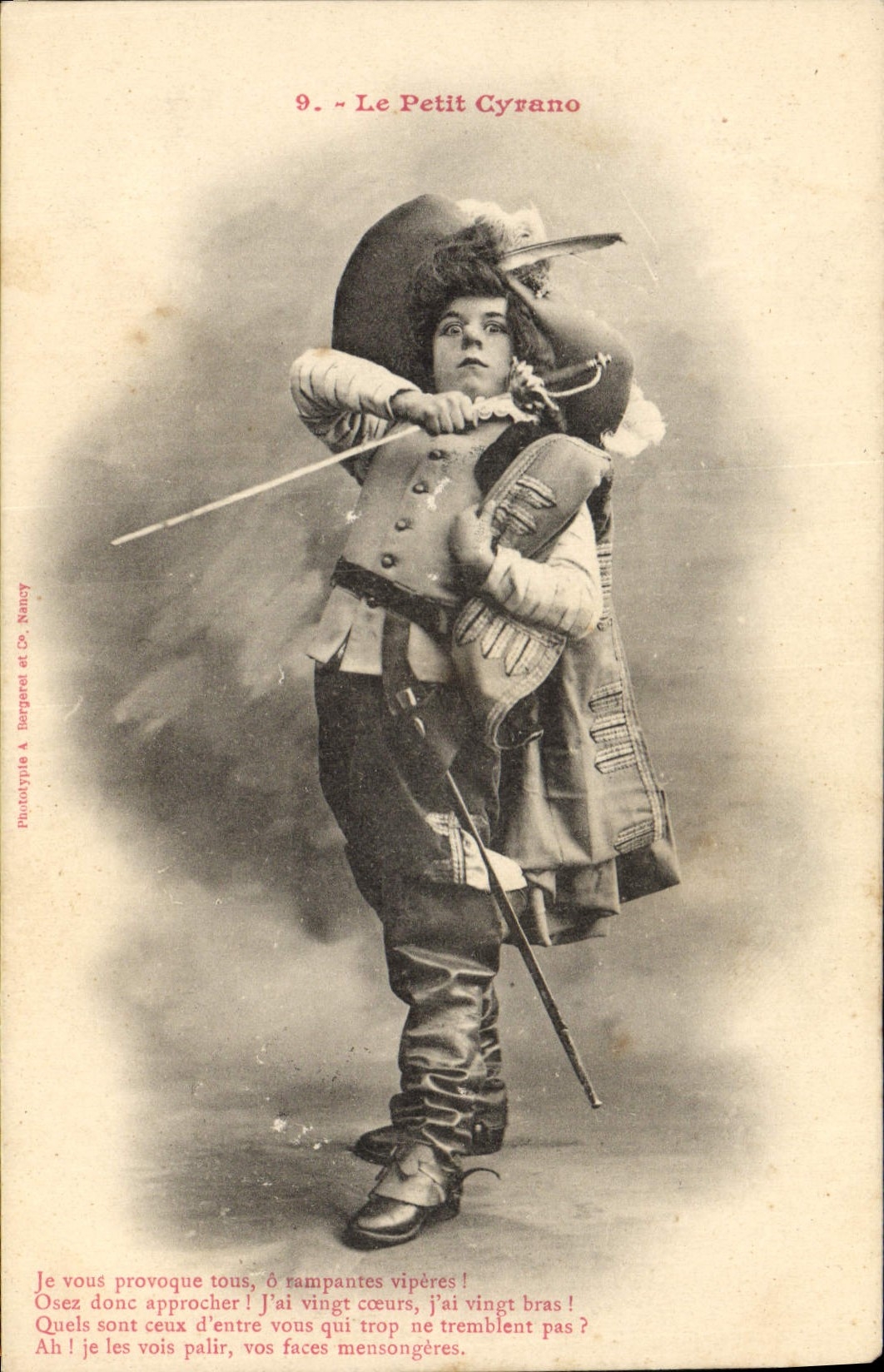 CPA Fantaisie Enfant Le Petit Cyrano