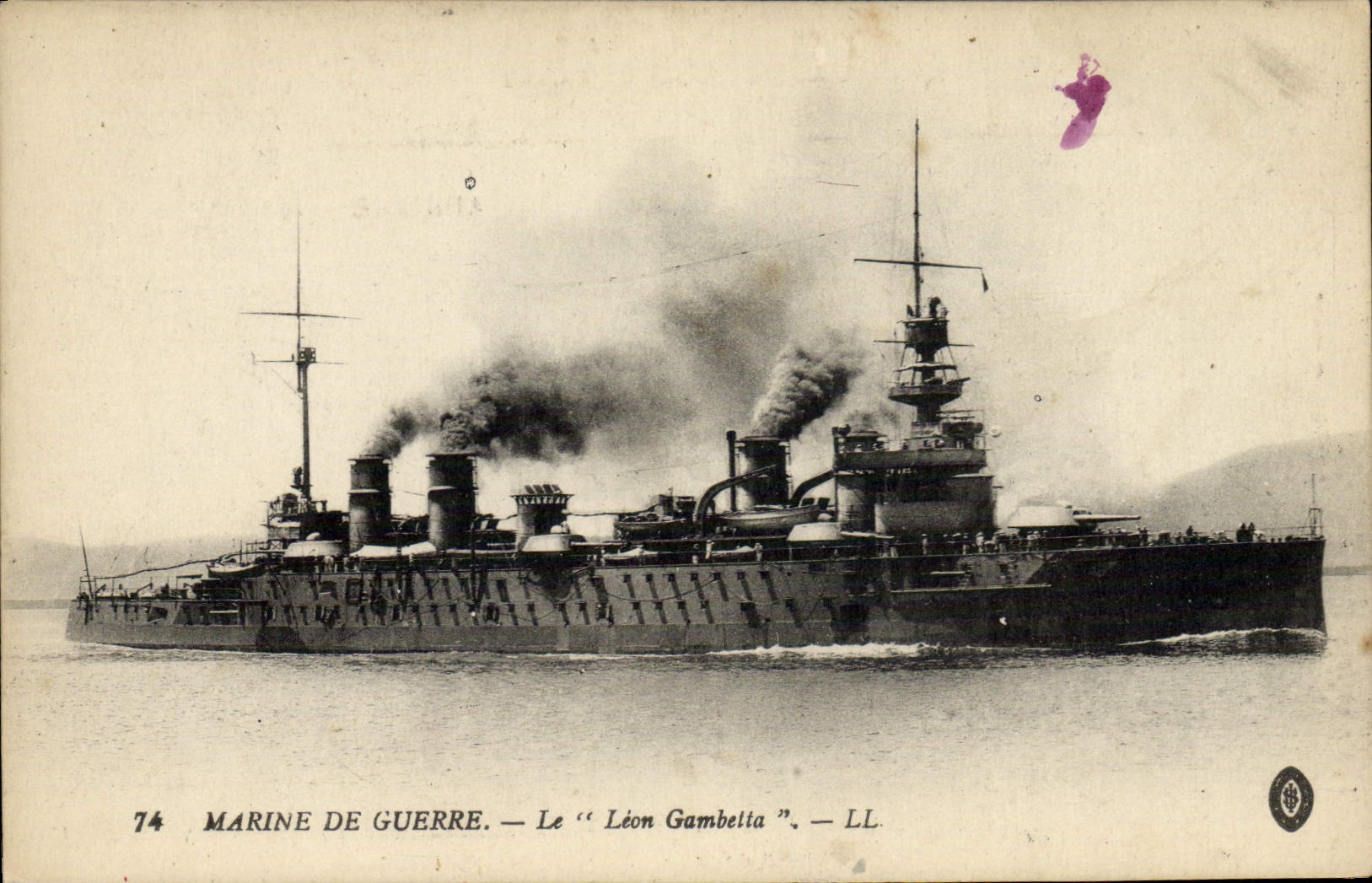 CPA Bateau Le Leon Gambetta 