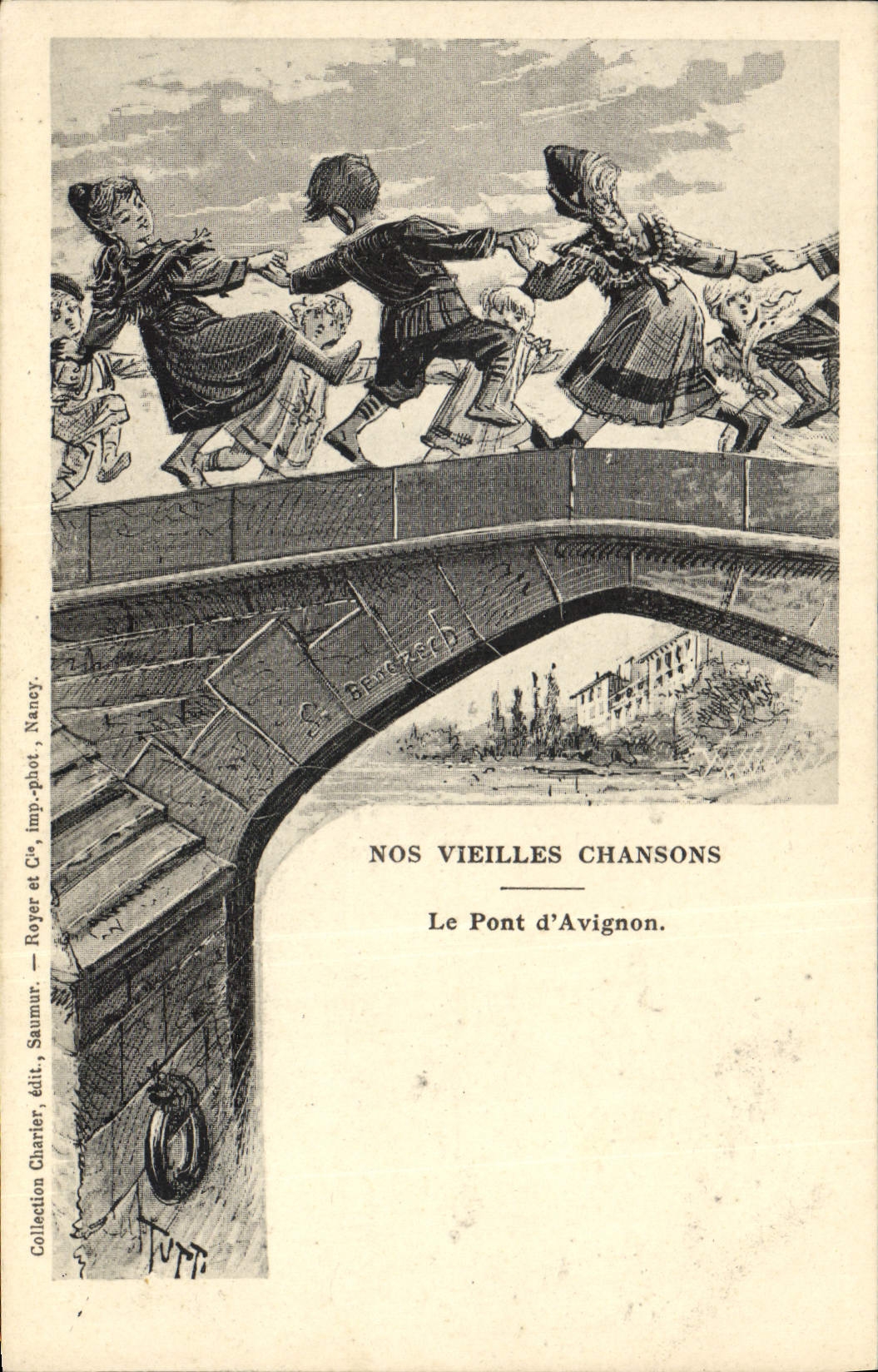 CPA Le pont d'Avignon