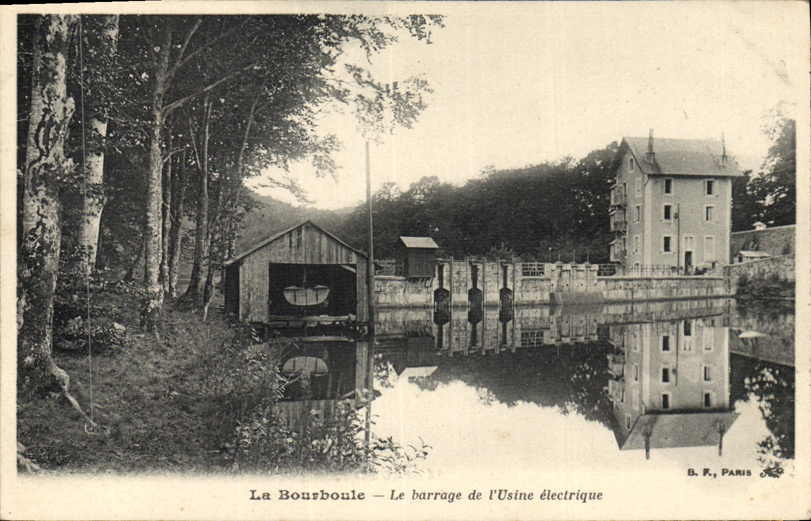 CPA Electricite La Bourboule Le barrage de l'usine electrique