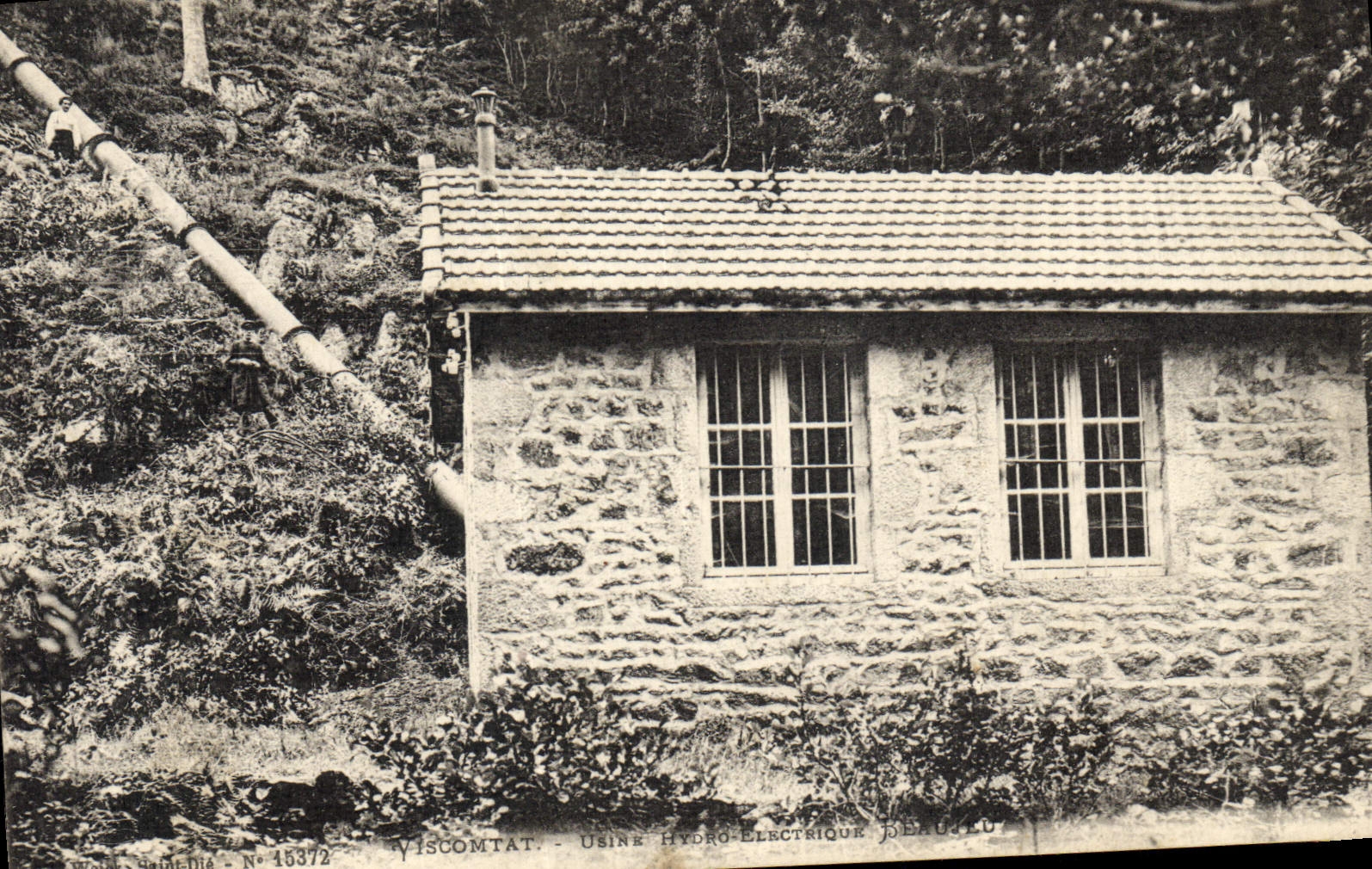 CPA Electricite Viscomtat Usine hydro electrique
