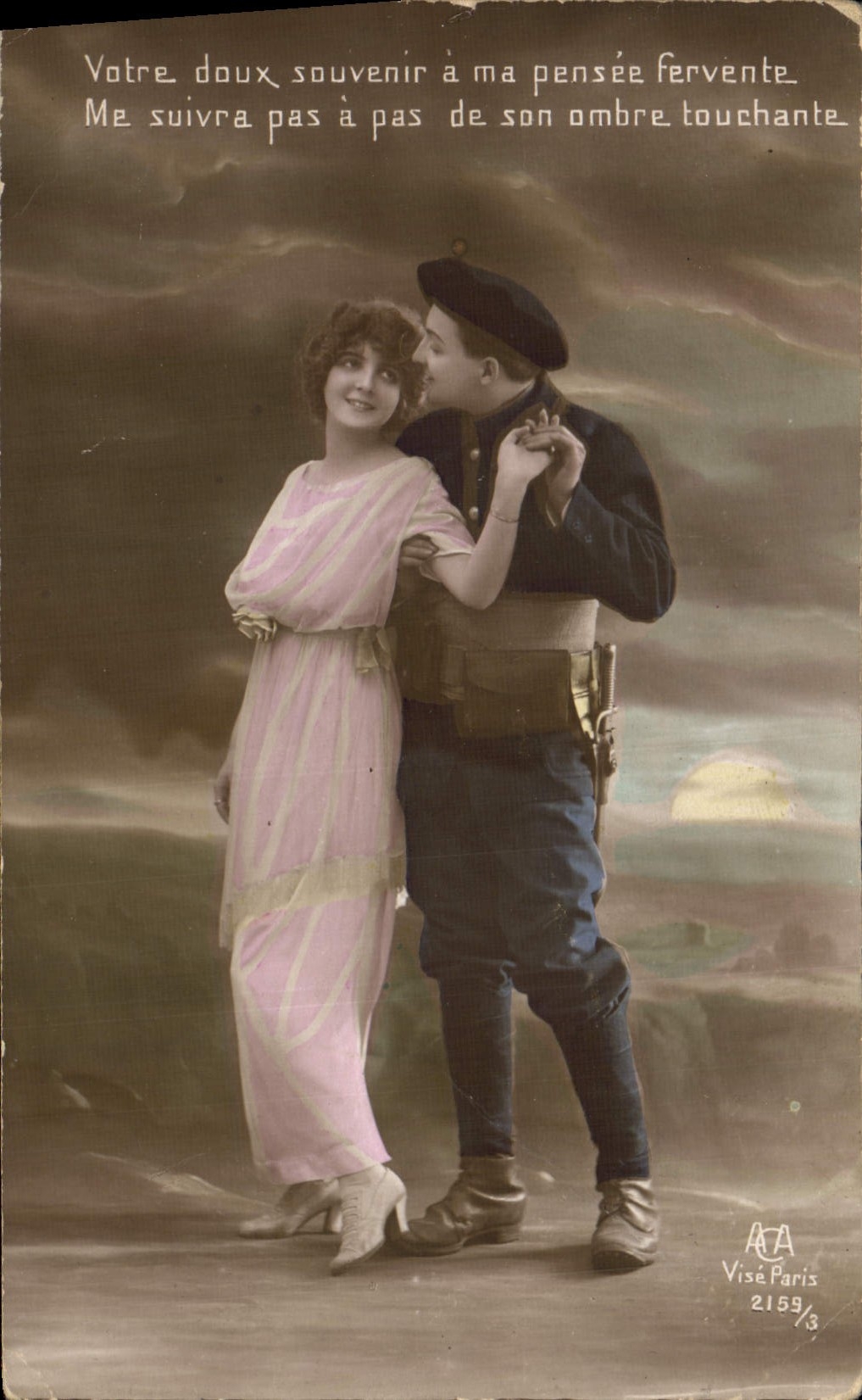 CPA Militaria Chasseurs alpins 