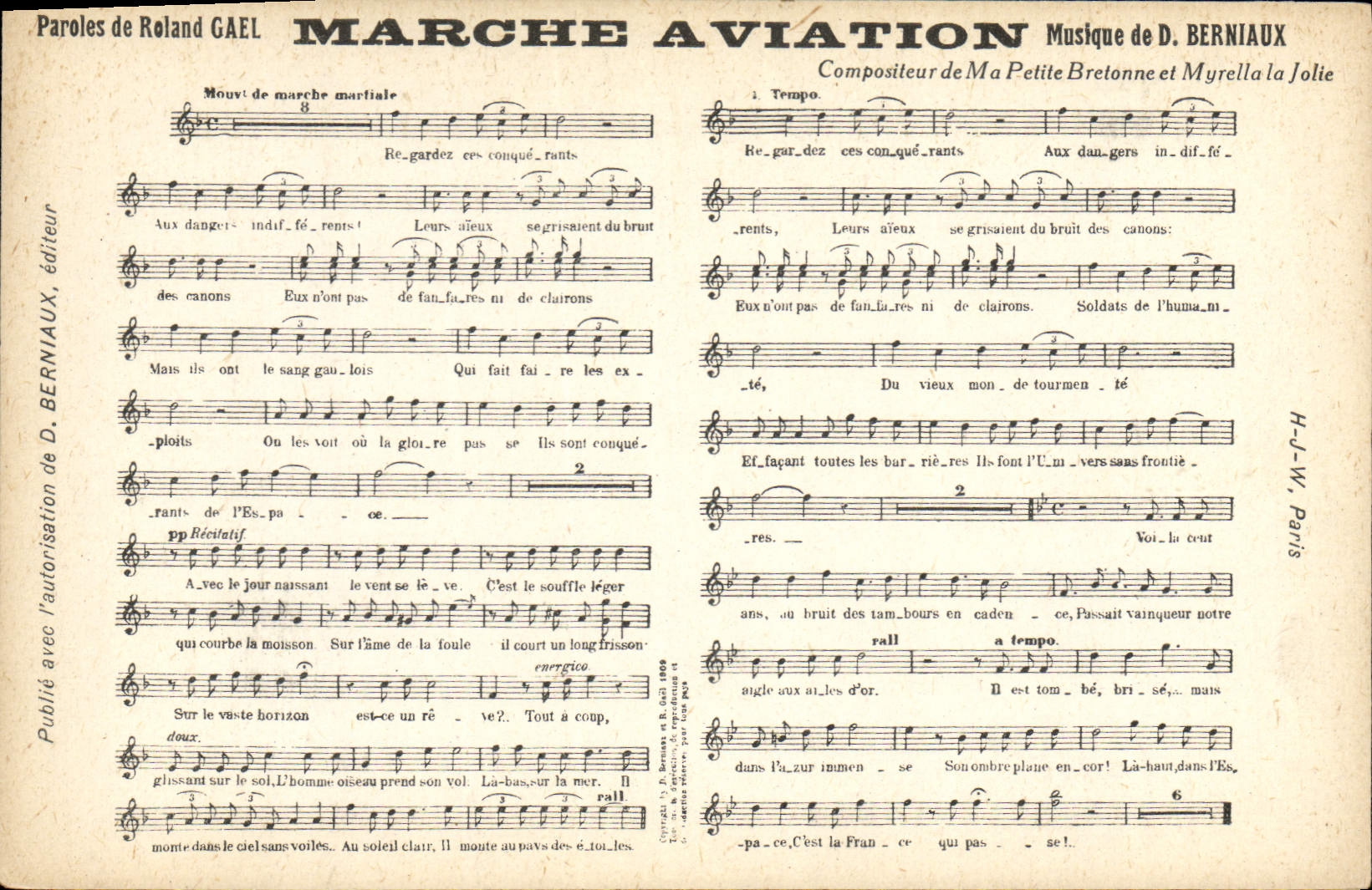 CPA Marche Aviation Berniaux Roland Gael 