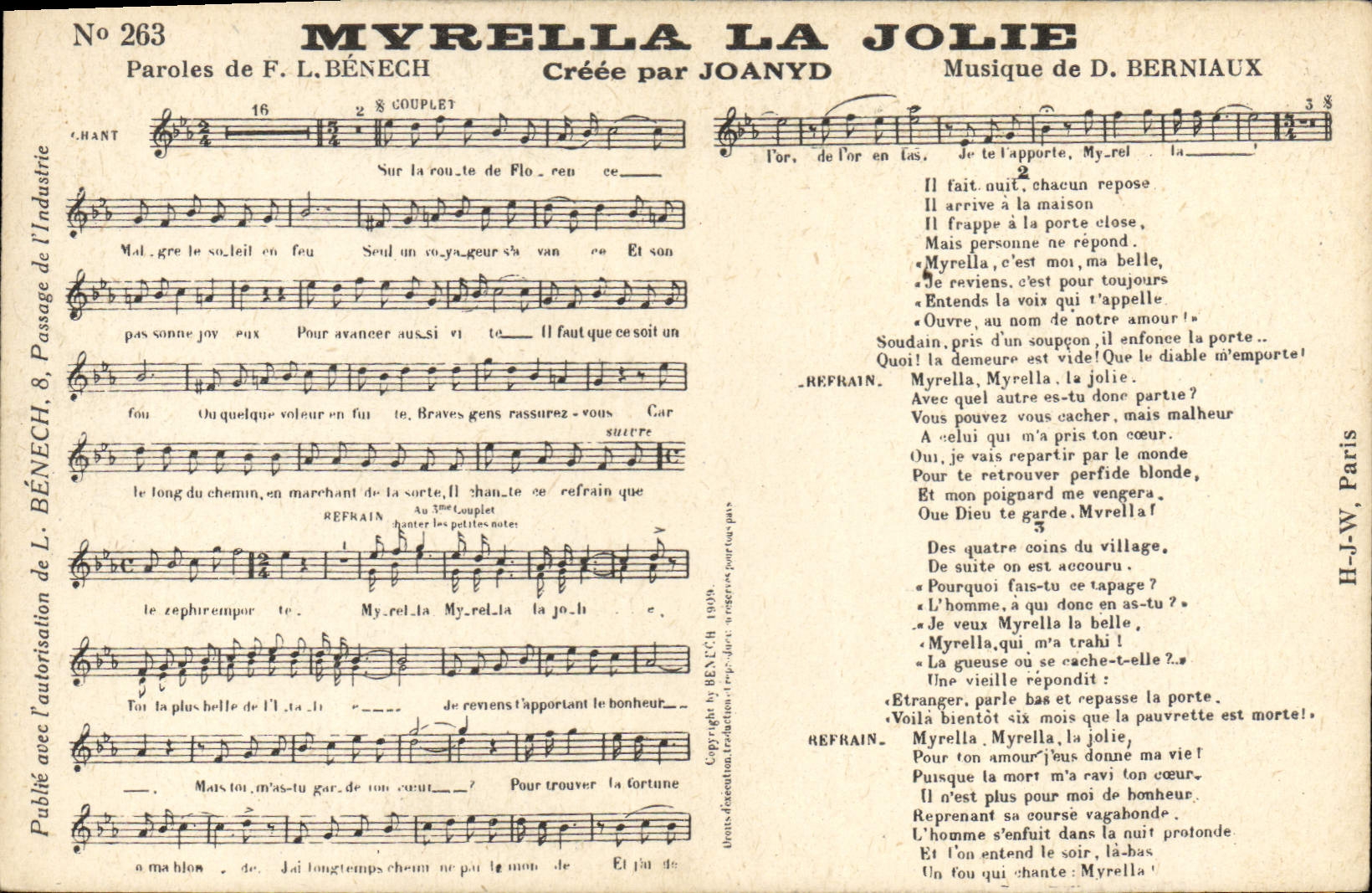 CPA Myrella la Jolie Benech Joanyd Berniaux 