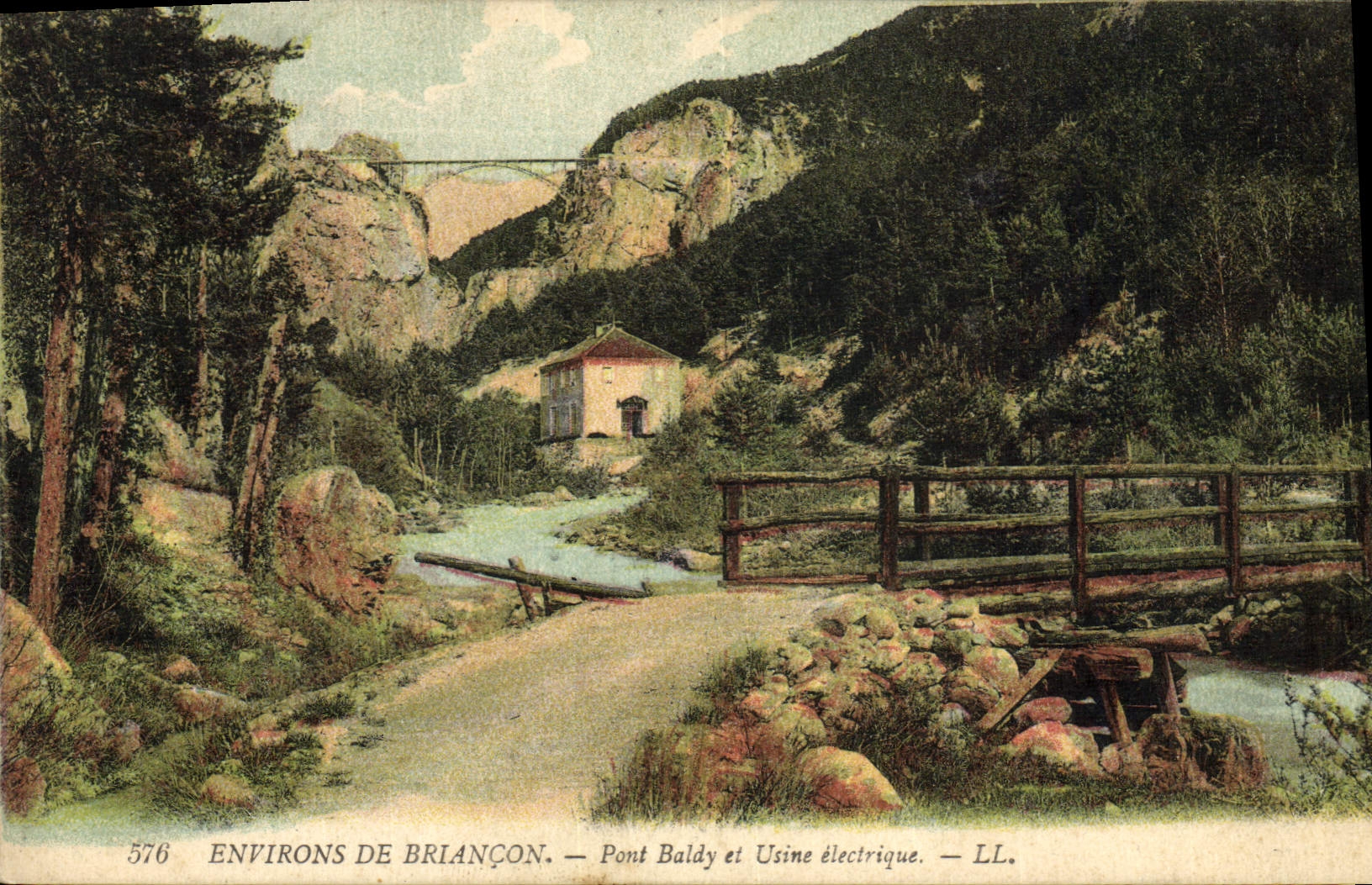 CPA Environs de Briancon Pont Baldy et usine electrique Electricite
