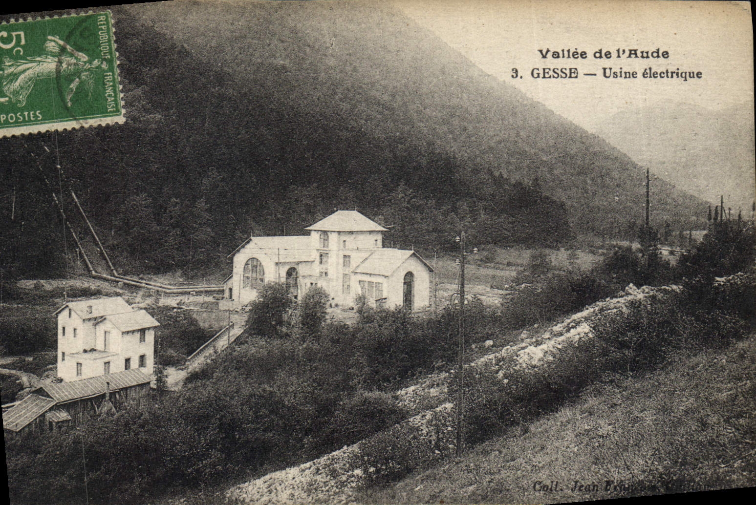 Vintage Postcard Gesse Machines electric Electricite