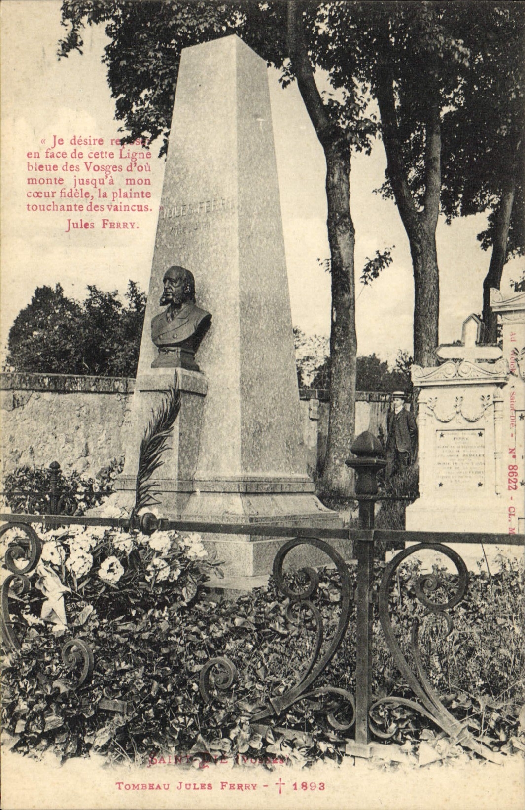 CPA Saint Die Tombeau Jules Ferry 