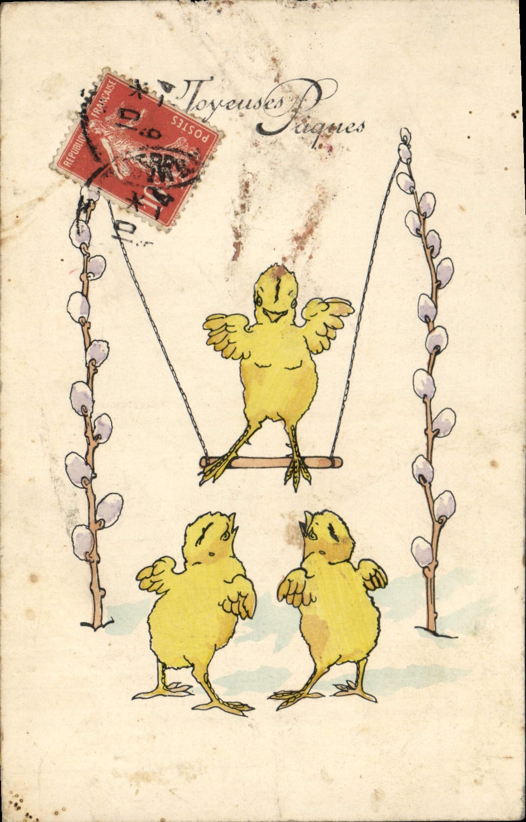 CPA Poussins Paques