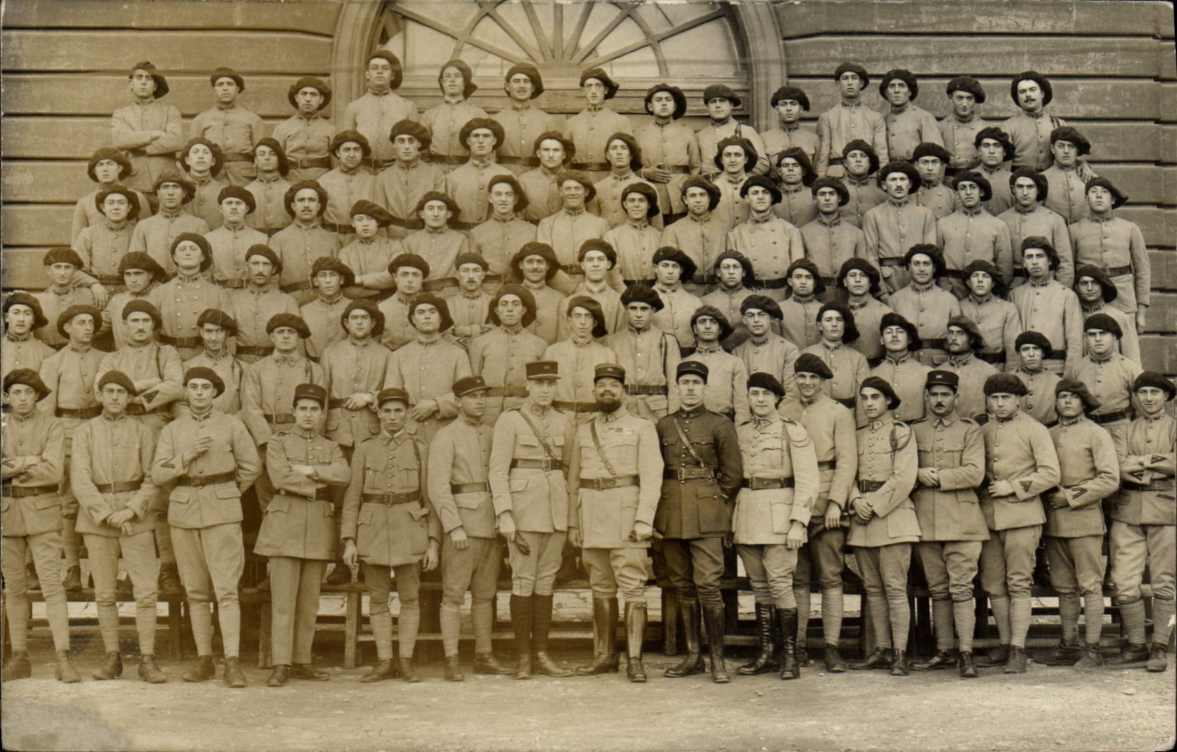 CARTE PHOTO Militaria Chasseurs Alpins