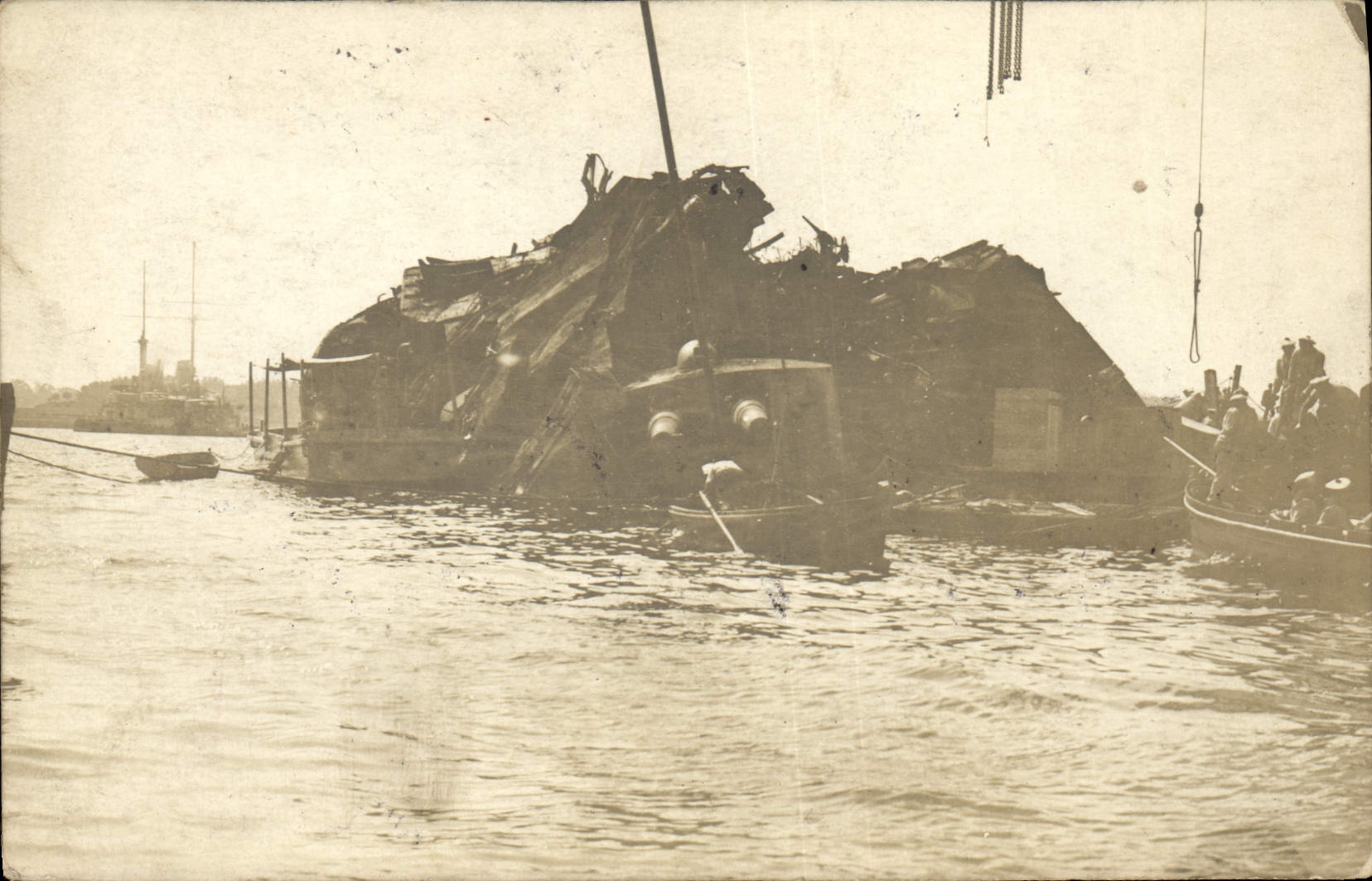 CHART PHOTO Boat Armours Explosion