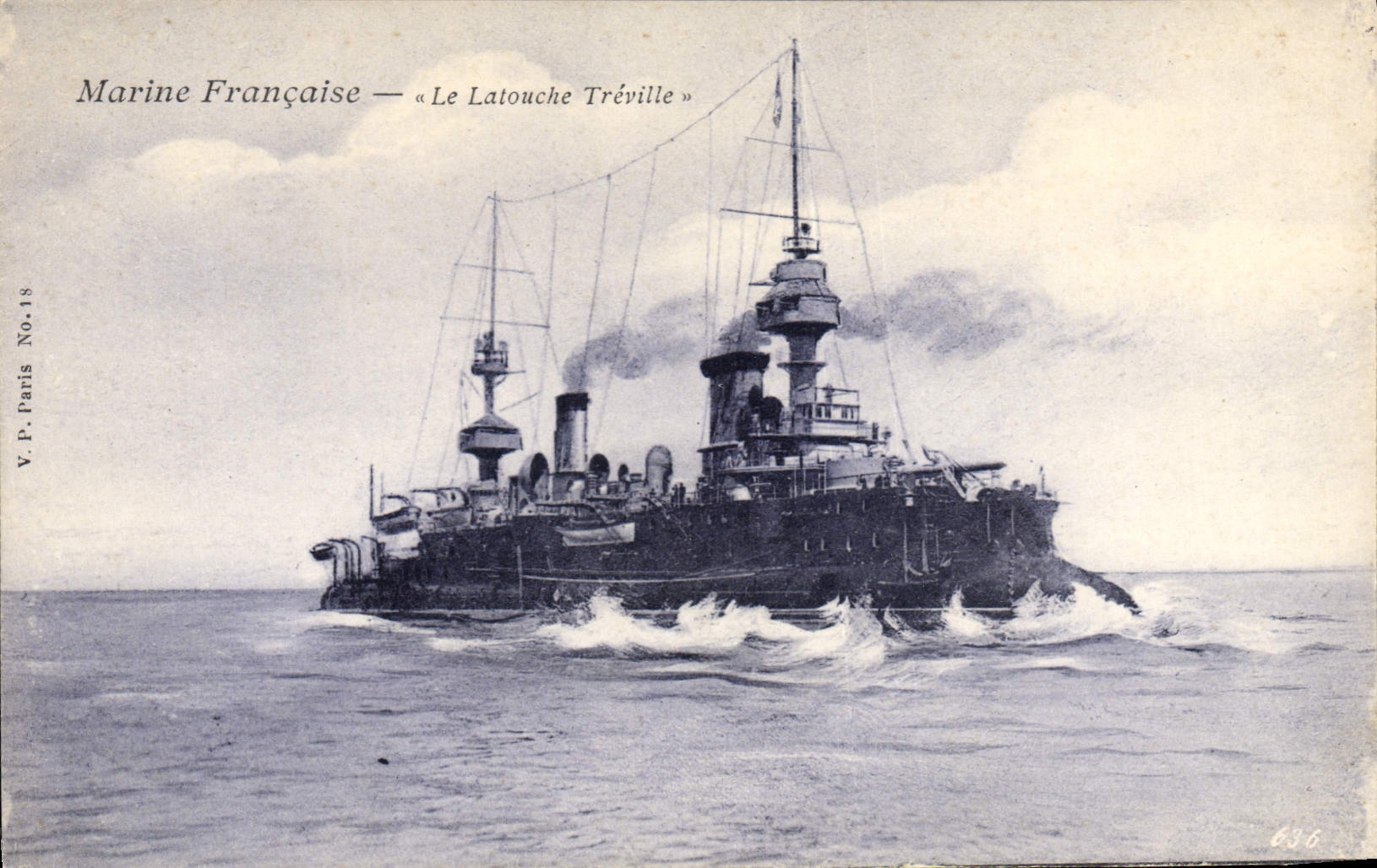 CPA Bateau Le Latouche Treville